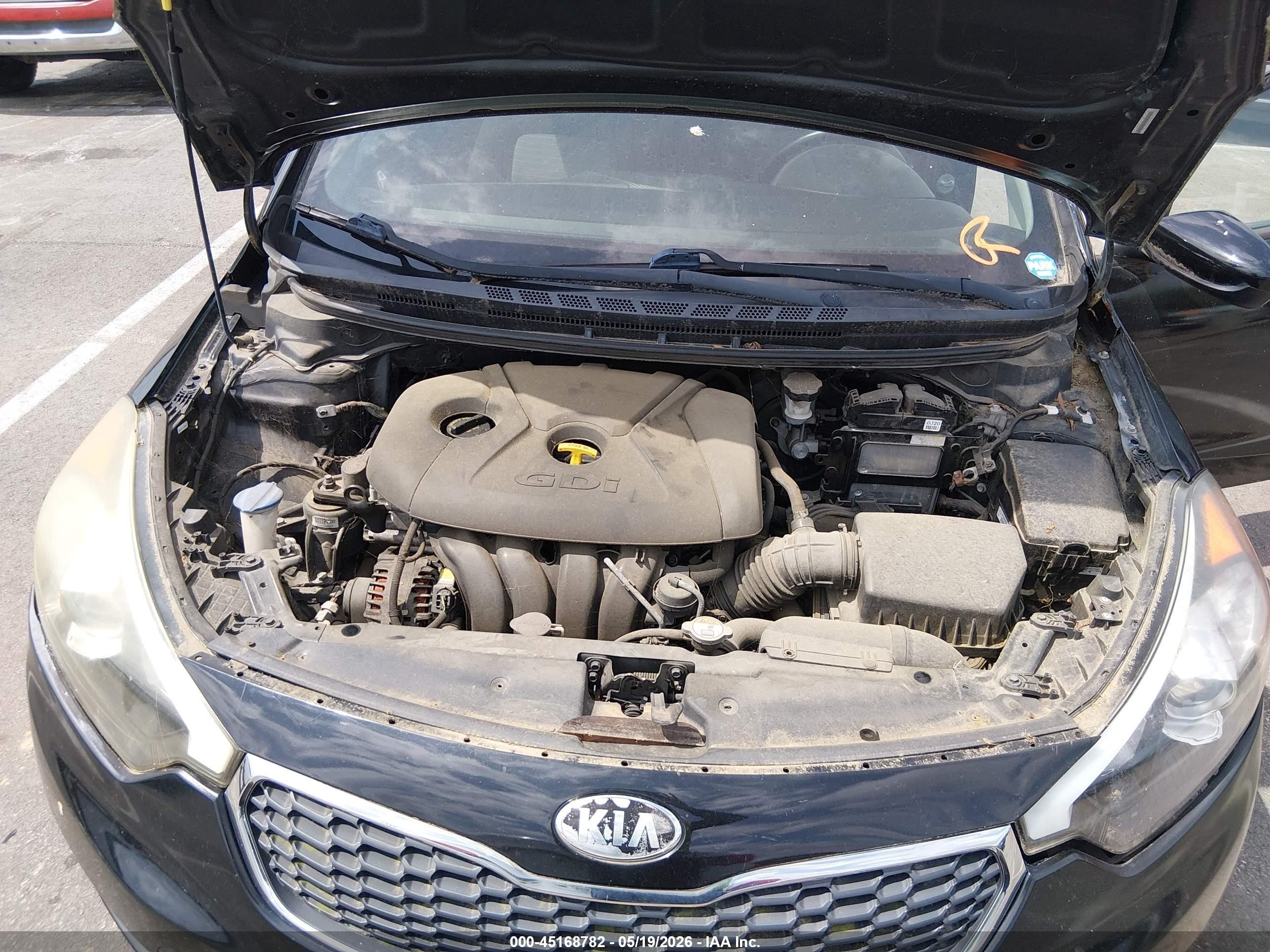2014 Kia Forte Ex Black vin: KNAFX4A84E5166840