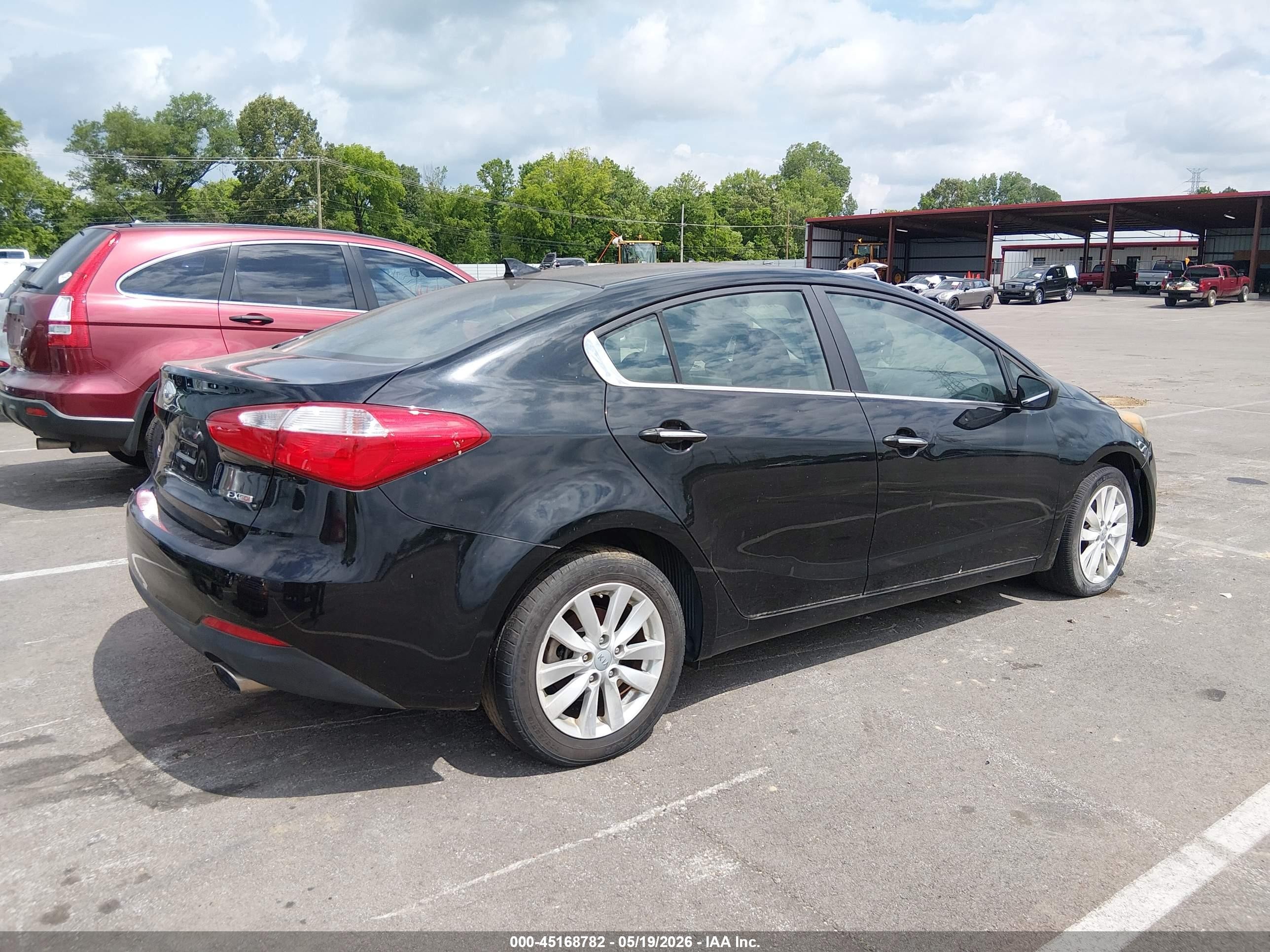 2014 Kia Forte Ex Black vin: KNAFX4A84E5166840