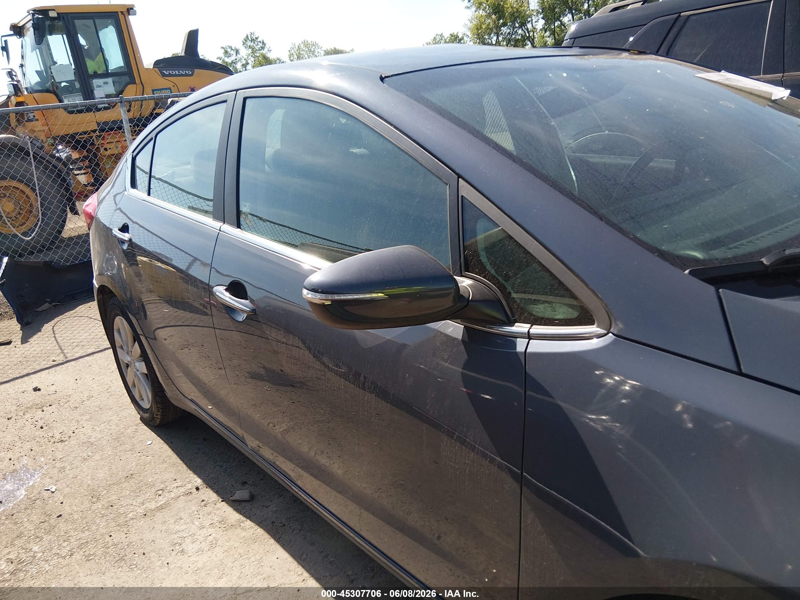 2015 Kia Forte Ex Gray vin: KNAFX4A84F5282220