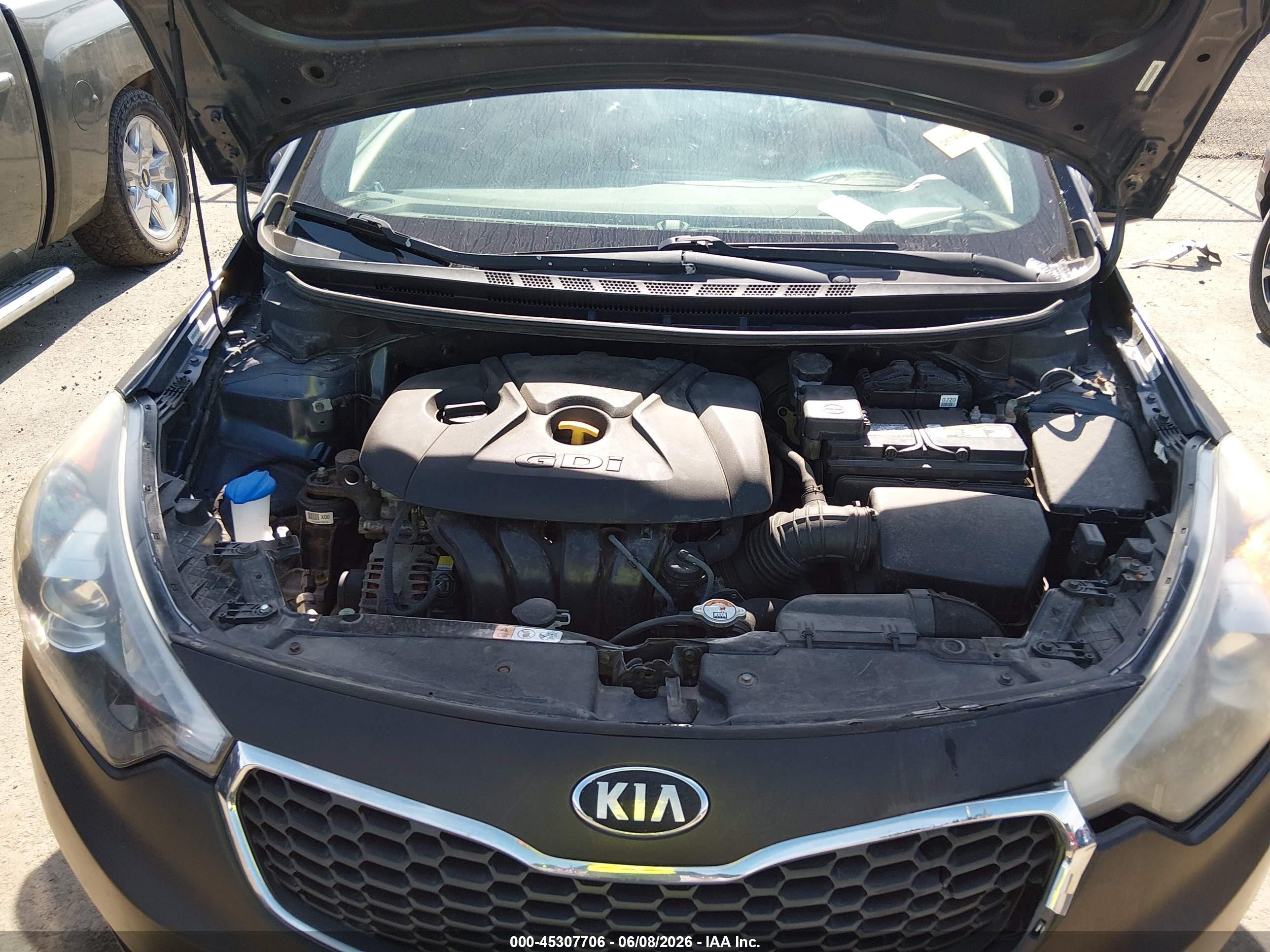2015 Kia Forte Ex Gray vin: KNAFX4A84F5282220