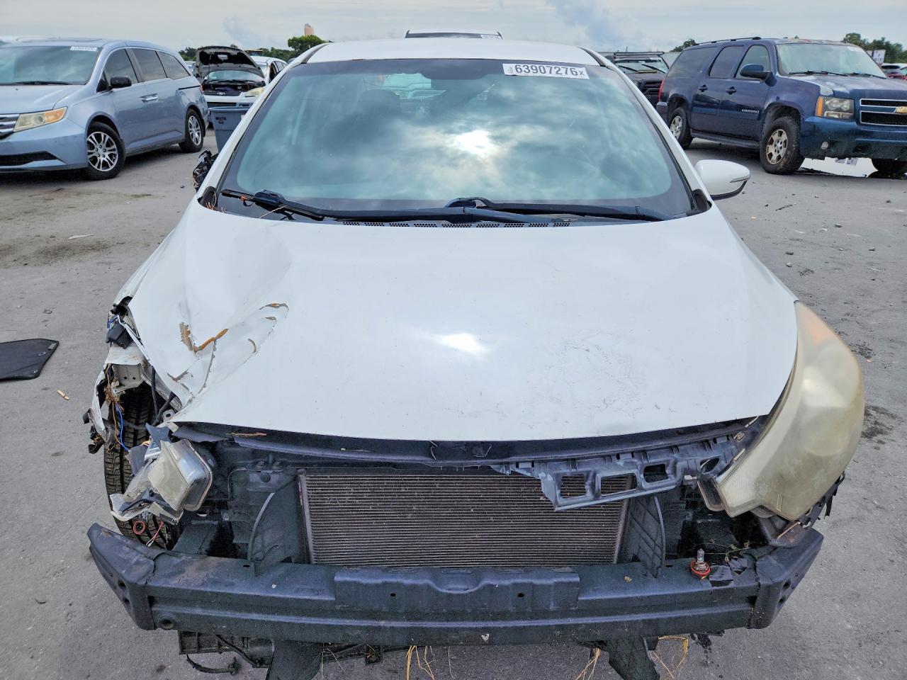 2015 Kia Forte Ex White vin: KNAFX4A84F5369003
