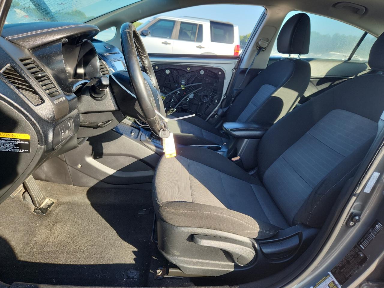 2014 Kia Forte Ex Gray vin: KNAFX4A85E5106209
