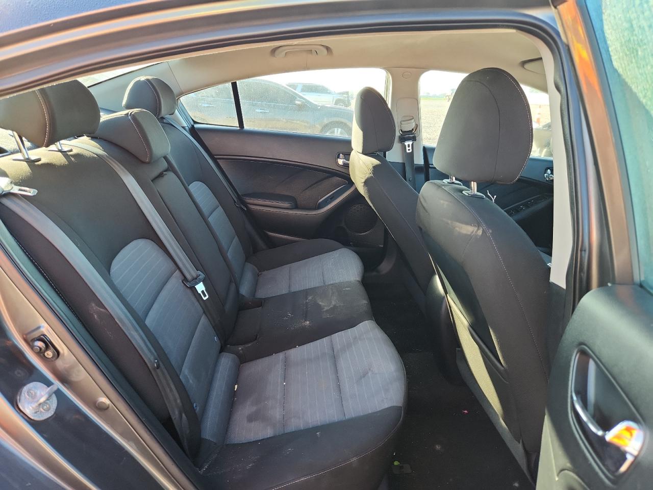 2014 Kia Forte Ex Gray vin: KNAFX4A85E5106209