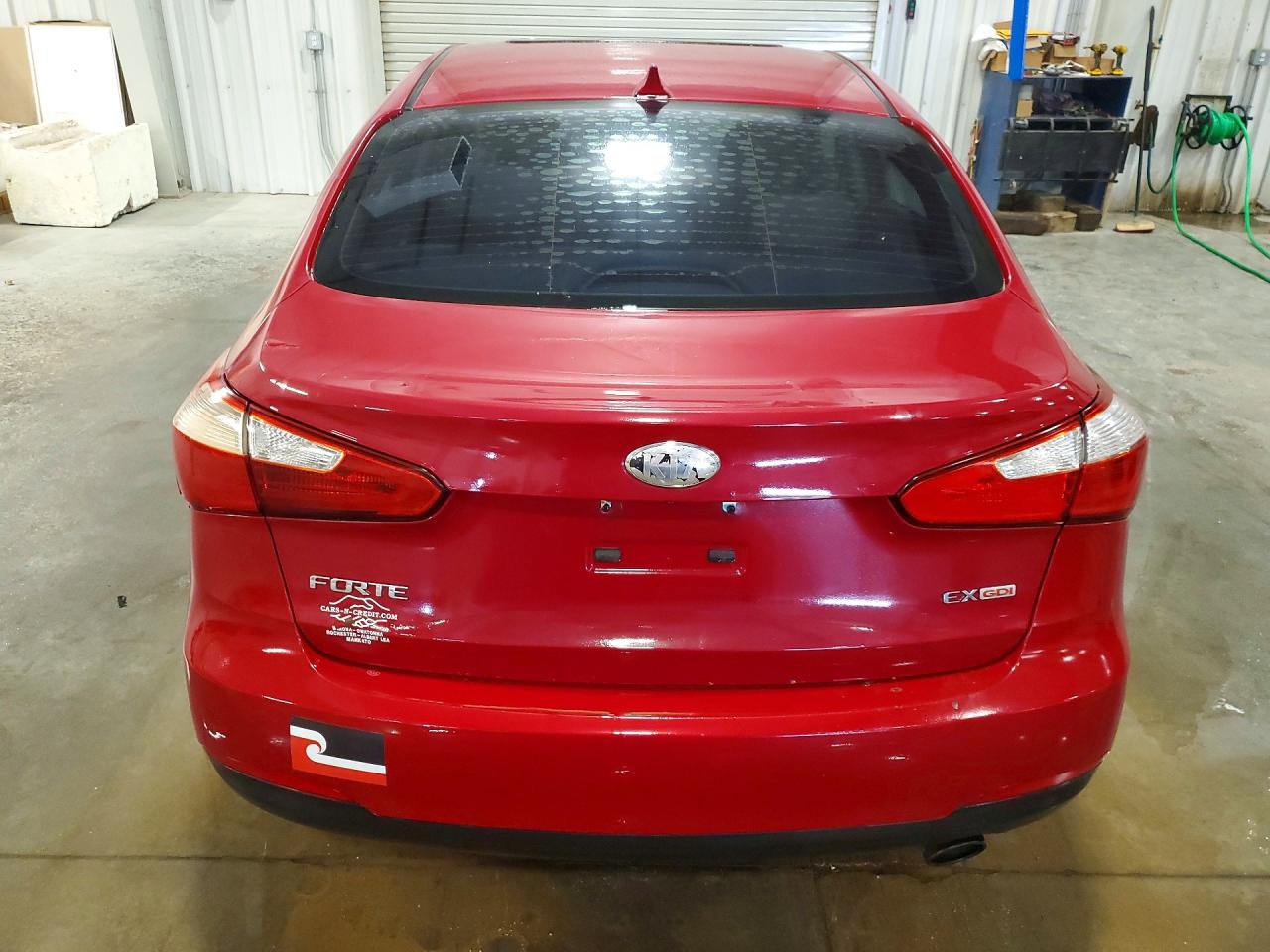 2014 Kia Forte Ex Красный vin: KNAFX4A85E5106257
