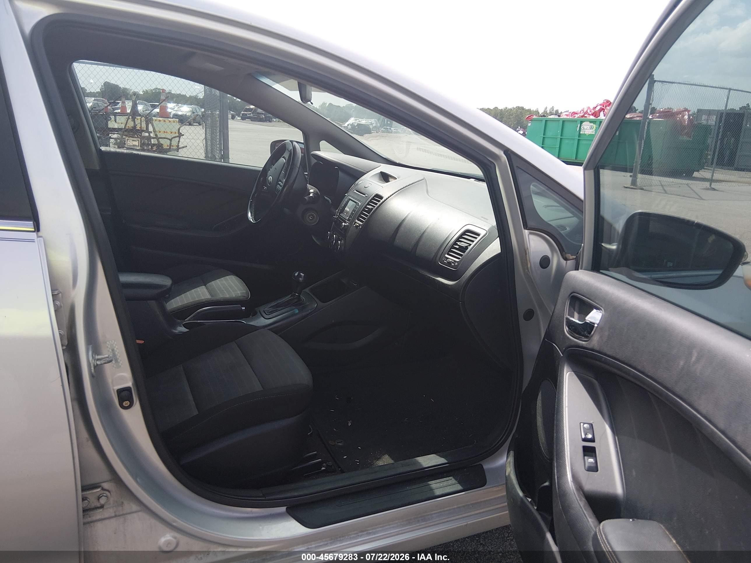 2014 Kia Forte Ex Silver vin: KNAFX4A85E5200297