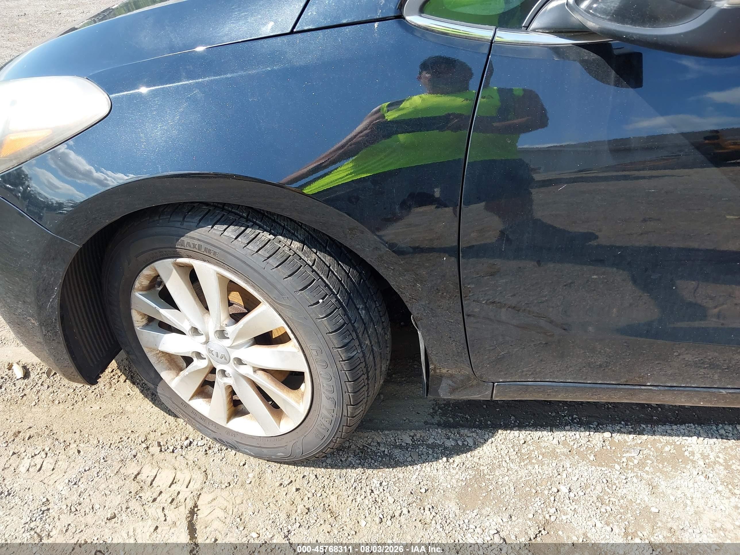 2015 Kia Forte Ex Черный vin: KNAFX4A85F5270500