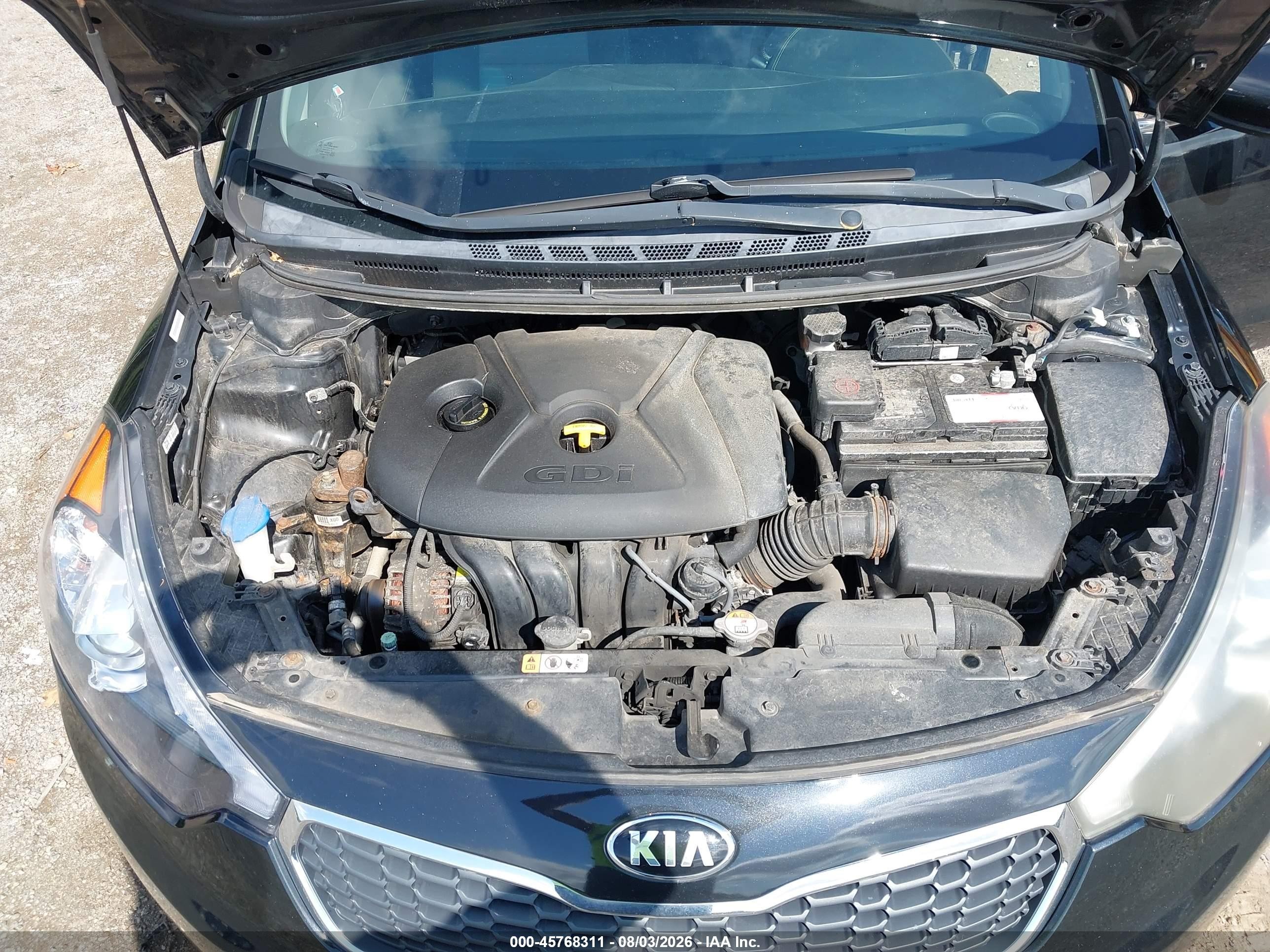 2015 Kia Forte Ex Черный vin: KNAFX4A85F5270500