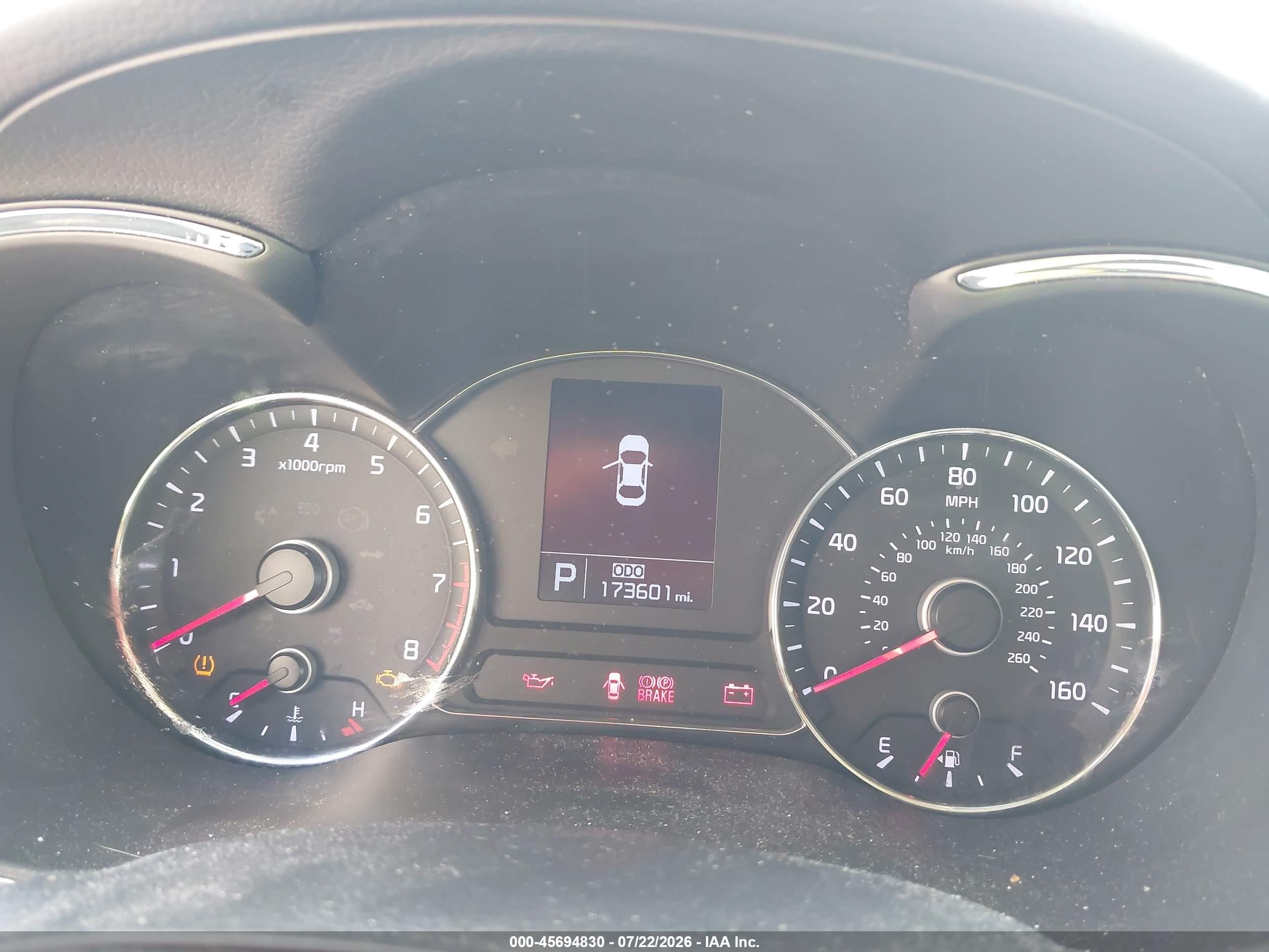 2015 Kia Forte Ex Red vin: KNAFX4A85F5315337