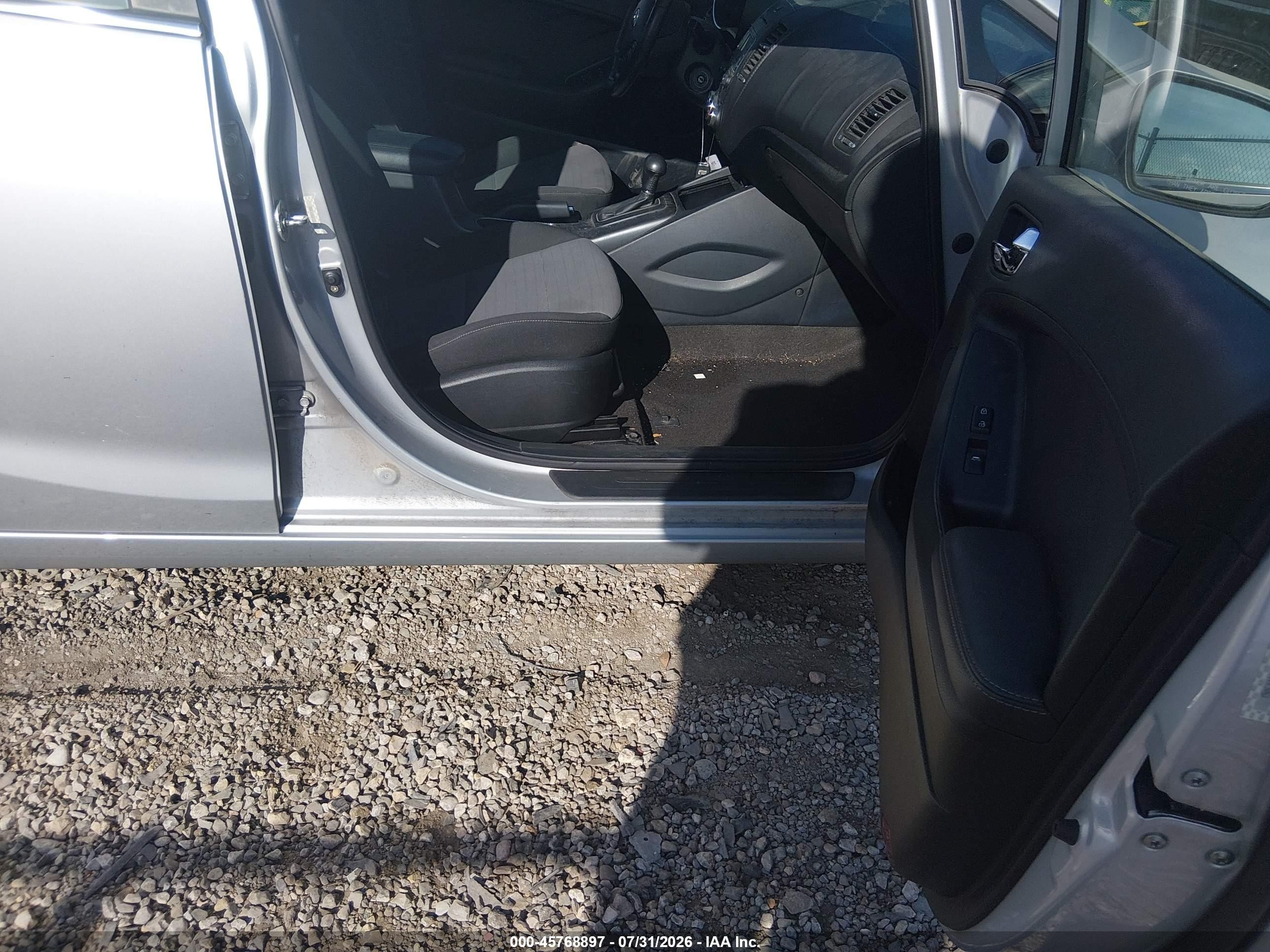 2015 Kia Forte Ex Silver vin: KNAFX4A85F5357586