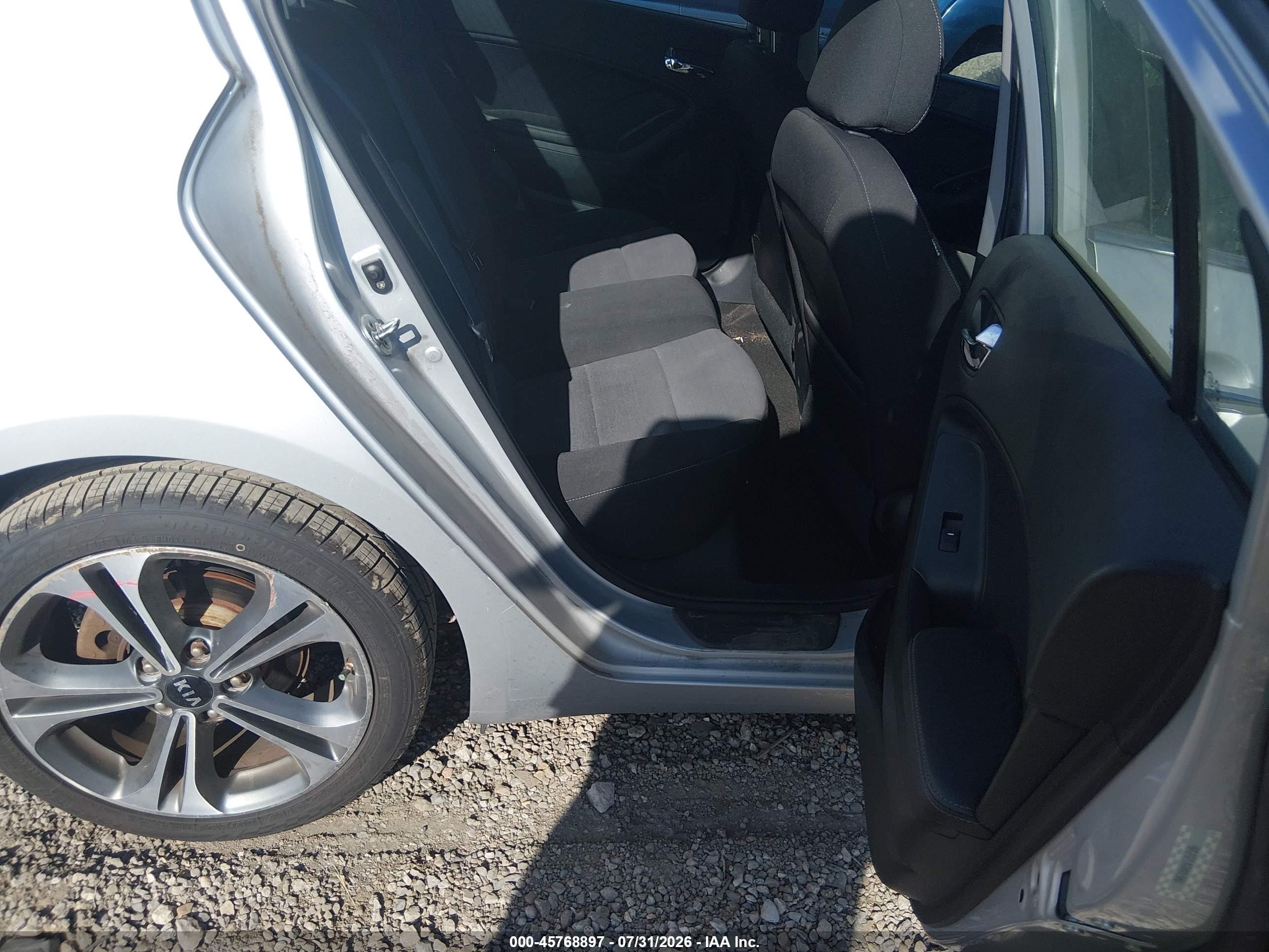 2015 Kia Forte Ex Silver vin: KNAFX4A85F5357586