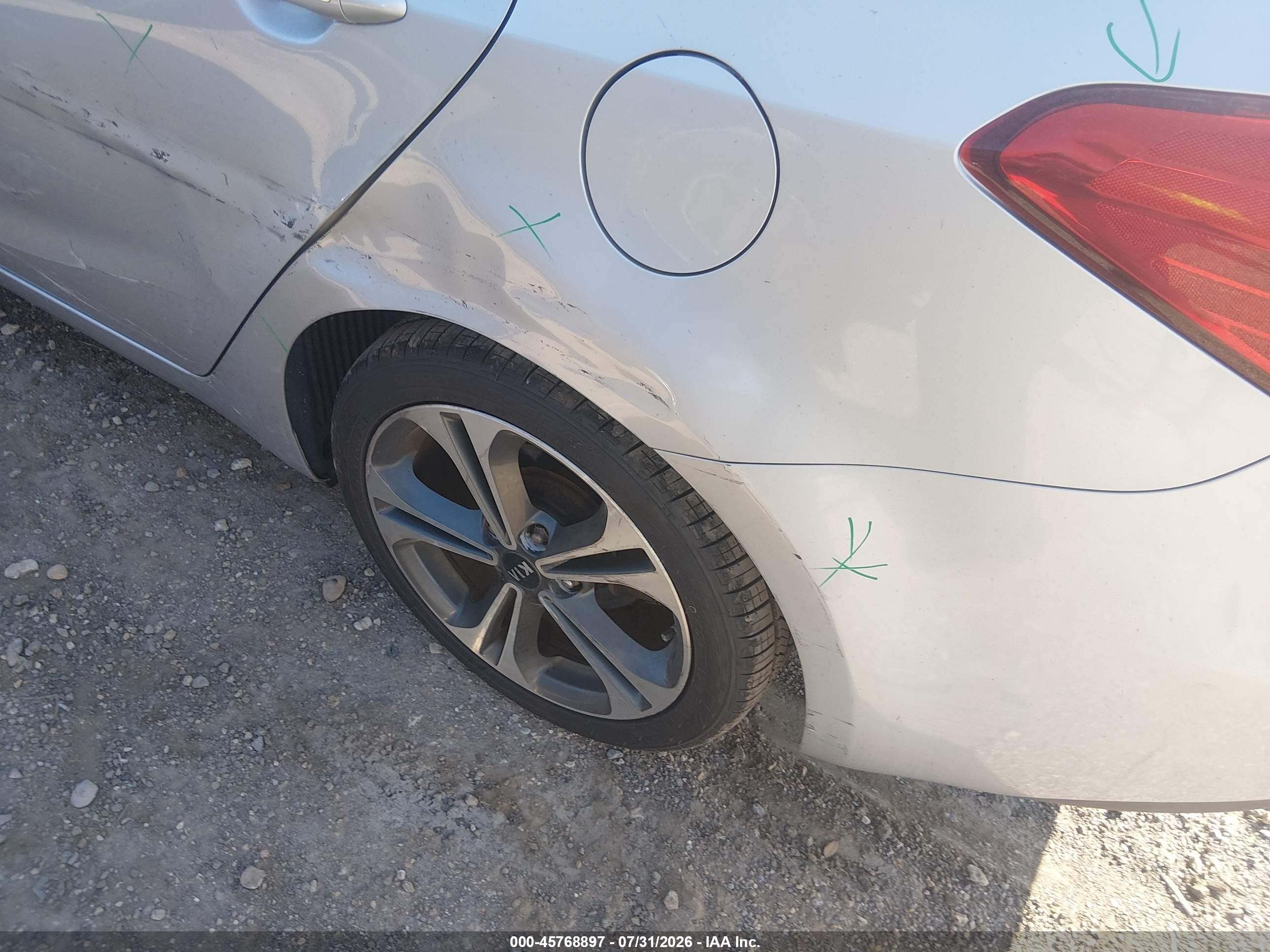 2015 Kia Forte Ex Silver vin: KNAFX4A85F5357586