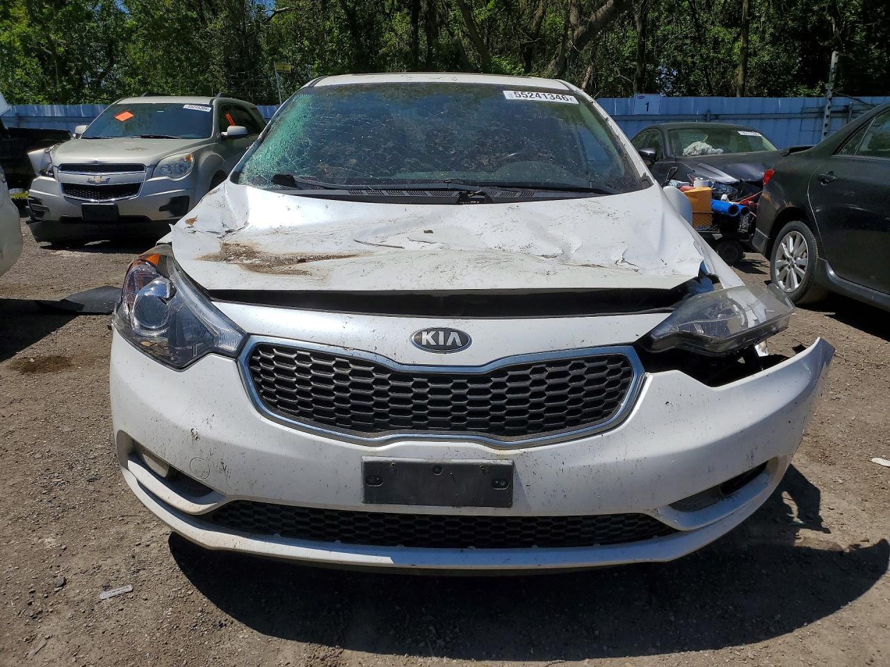 2015 Kia Forte Ex White vin: KNAFX4A85F5434487