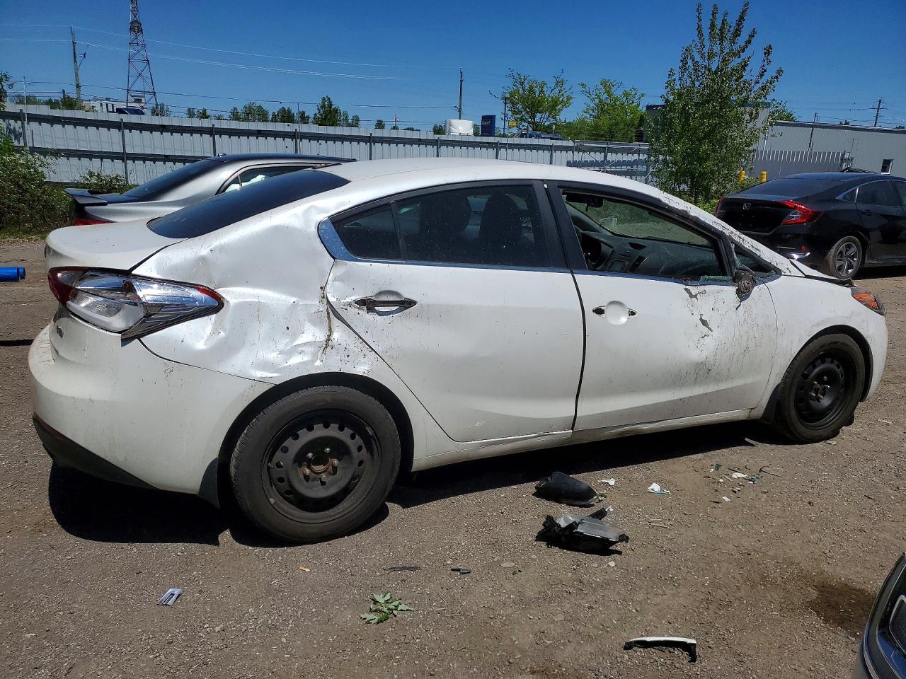 2015 Kia Forte Ex White vin: KNAFX4A85F5434487