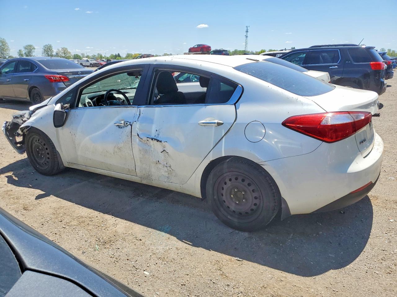 2015 Kia Forte Ex White vin: KNAFX4A85F5434487