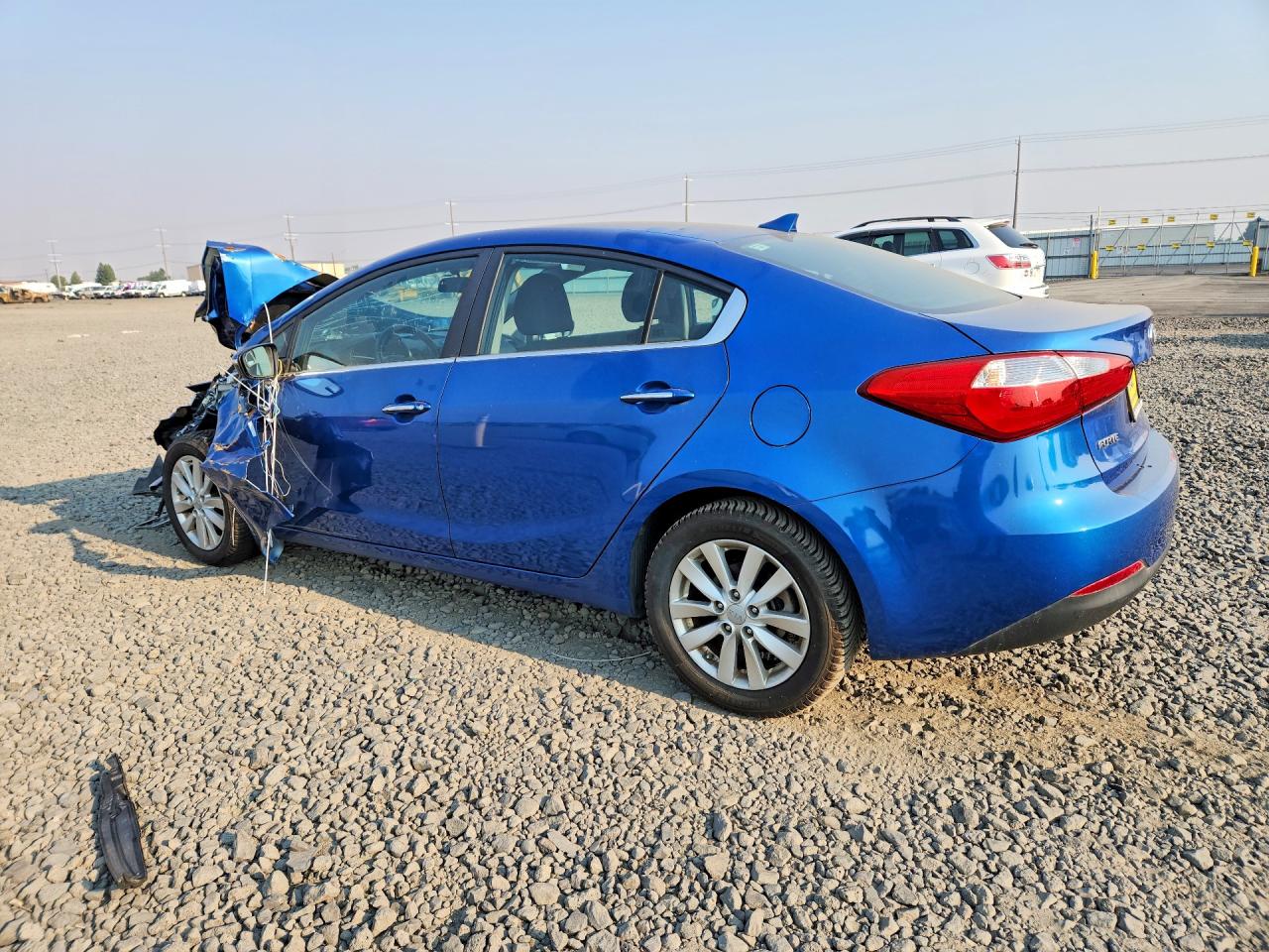 2014 Kia Forte Ex Blue vin: KNAFX4A86E5049499