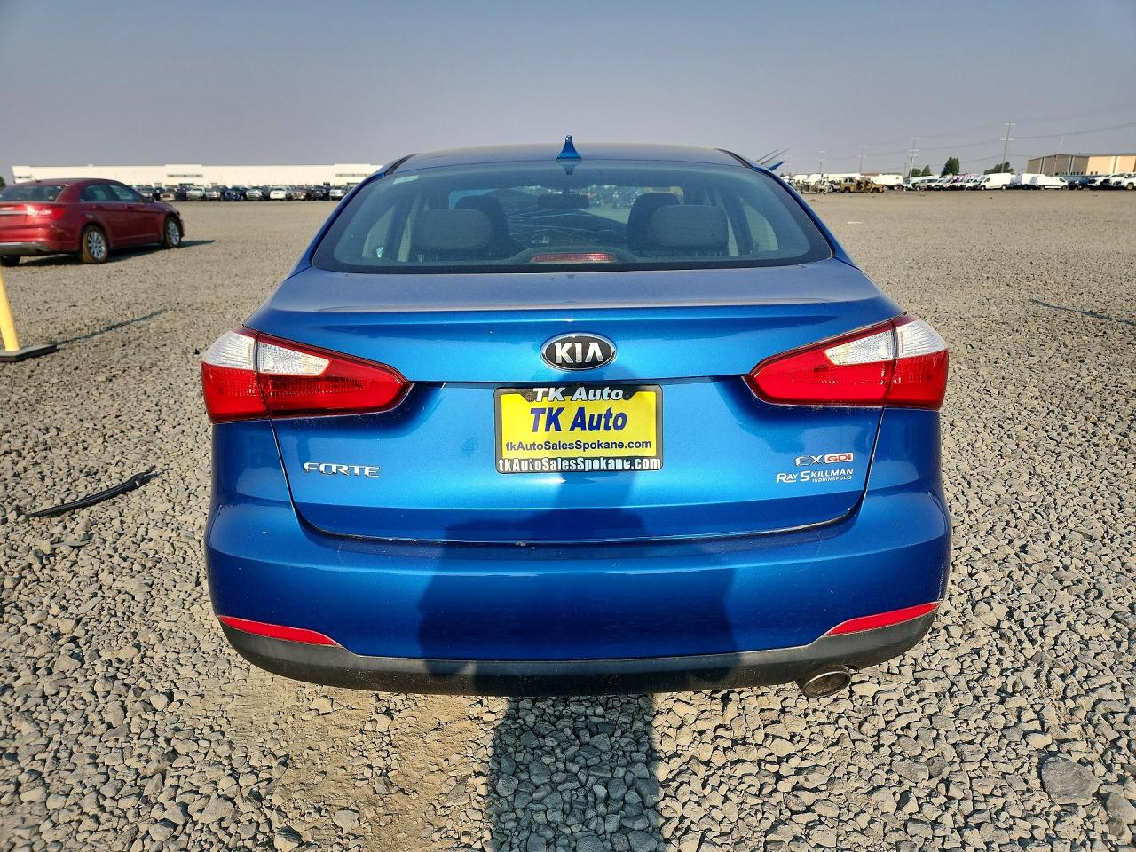 2014 Kia Forte Ex Blue vin: KNAFX4A86E5049499