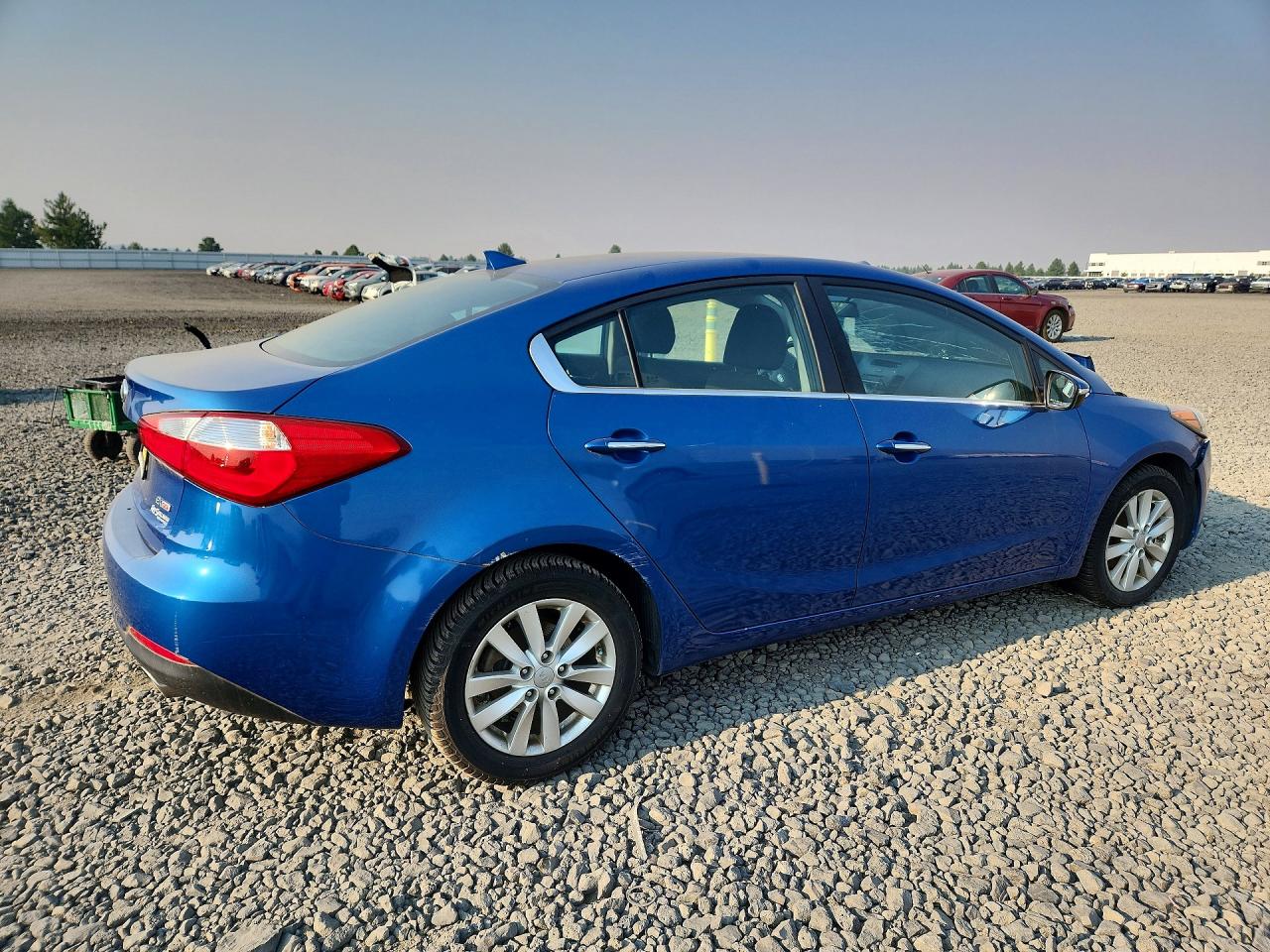 2014 Kia Forte Ex Blue vin: KNAFX4A86E5049499