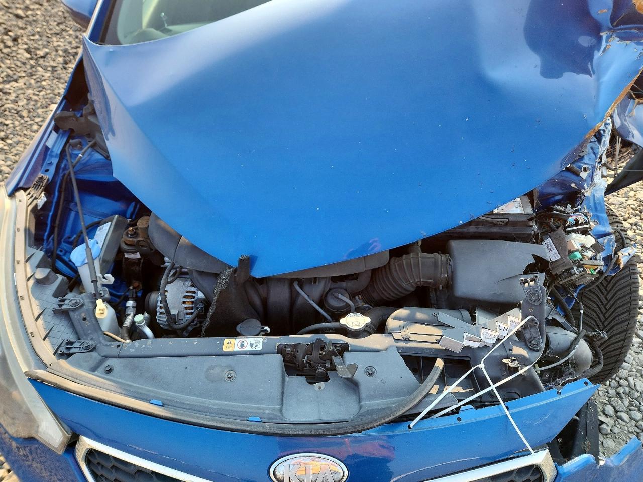 2014 Kia Forte Ex Blue vin: KNAFX4A86E5049499