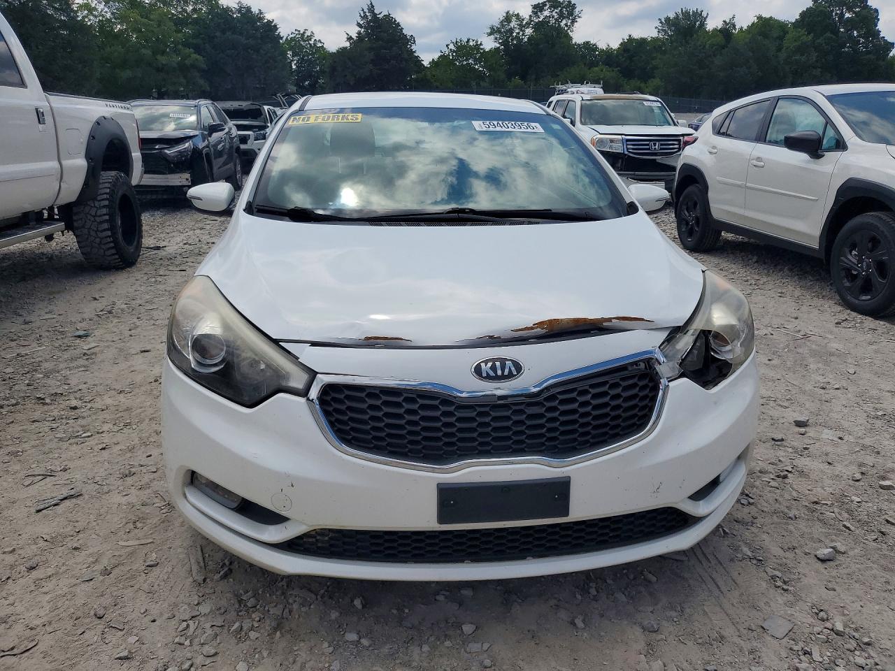 2014 Kia Forte Ex White vin: KNAFX4A86E5109538
