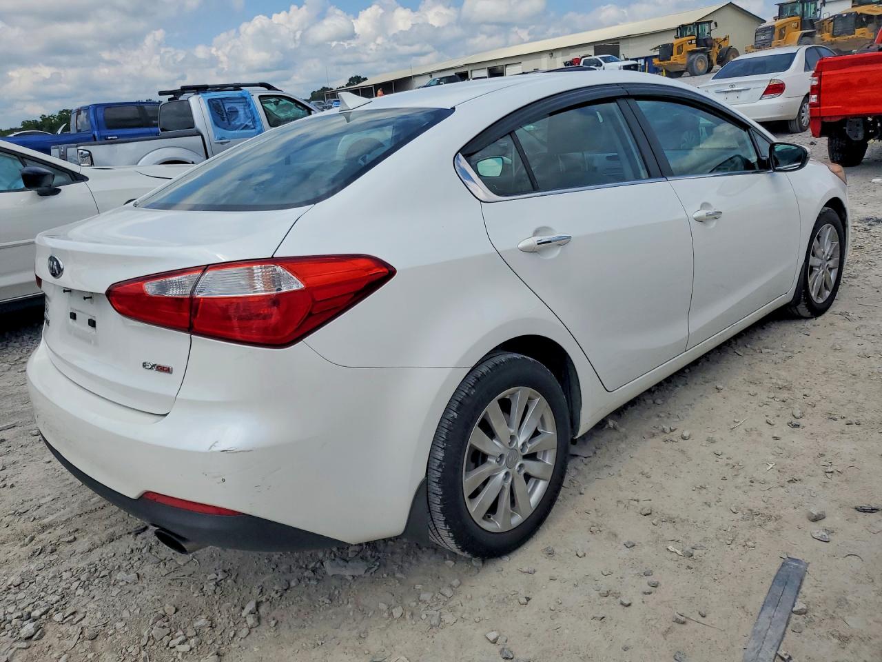 2014 Kia Forte Ex White vin: KNAFX4A86E5109538