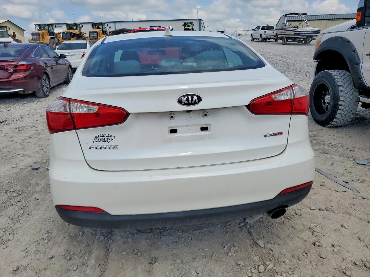 2014 Kia Forte Ex White vin: KNAFX4A86E5109538