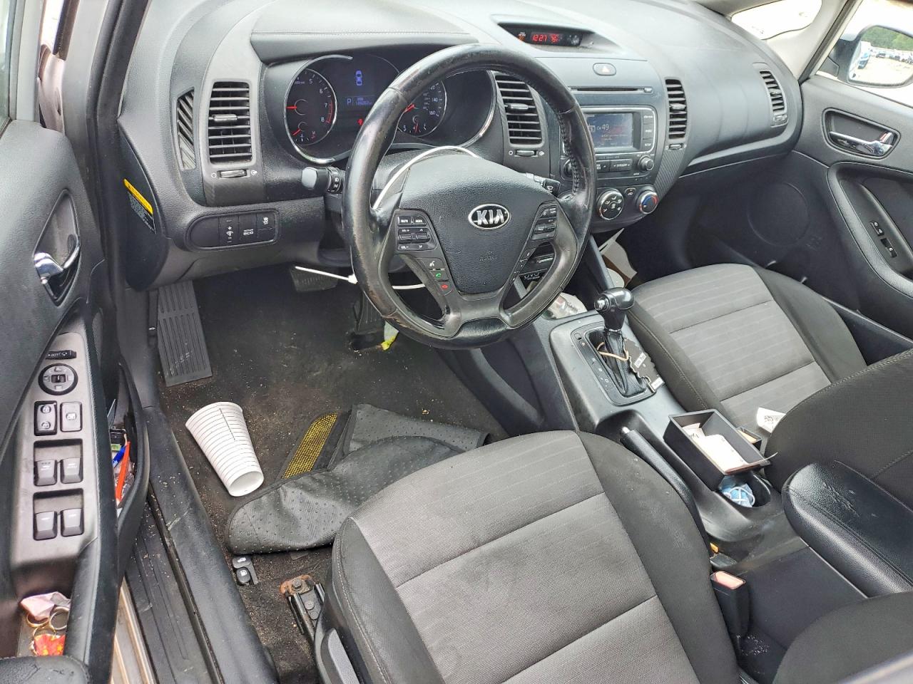 2014 Kia Forte Silver vin: KNAFX4A86E5194350