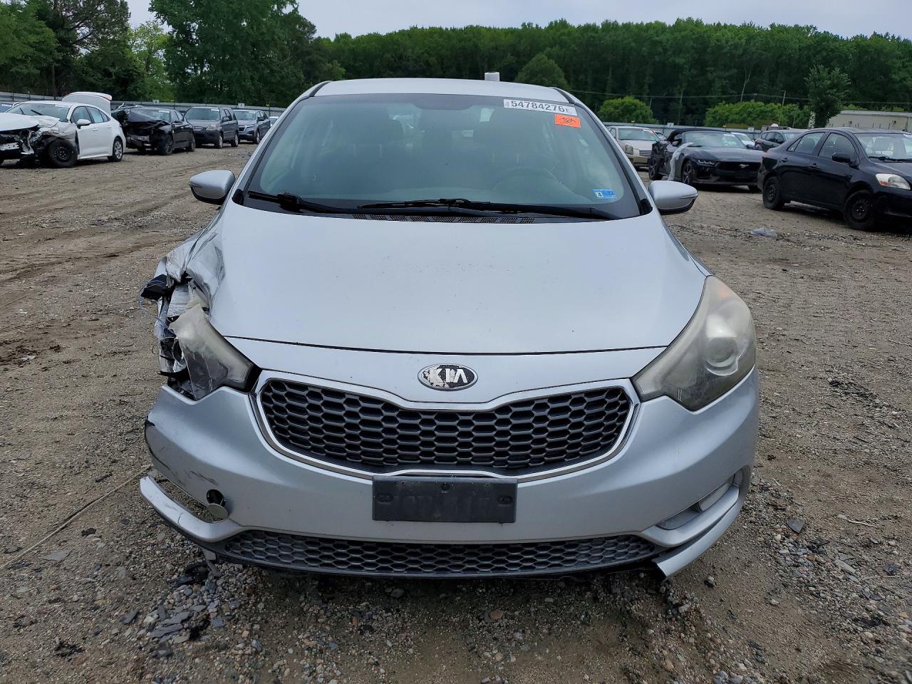 2014 Kia Forte Silver vin: KNAFX4A86E5194350