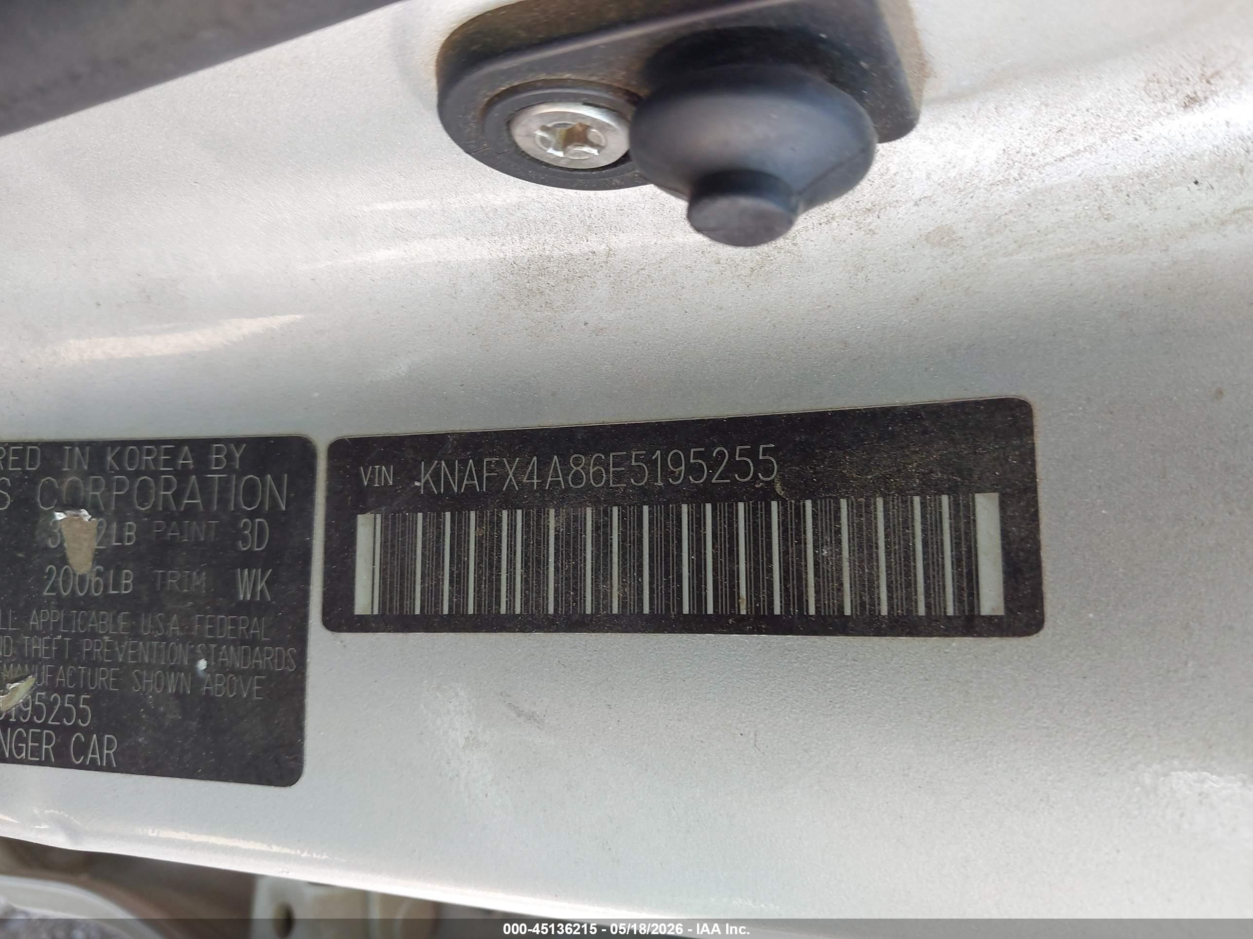 2014 Kia Forte Ex Gray vin: KNAFX4A86E5195255