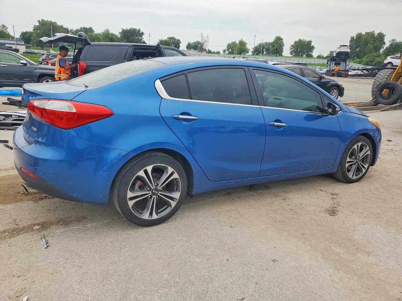 2015 Kia Forte Ex Blue vin: KNAFX4A86F5261191