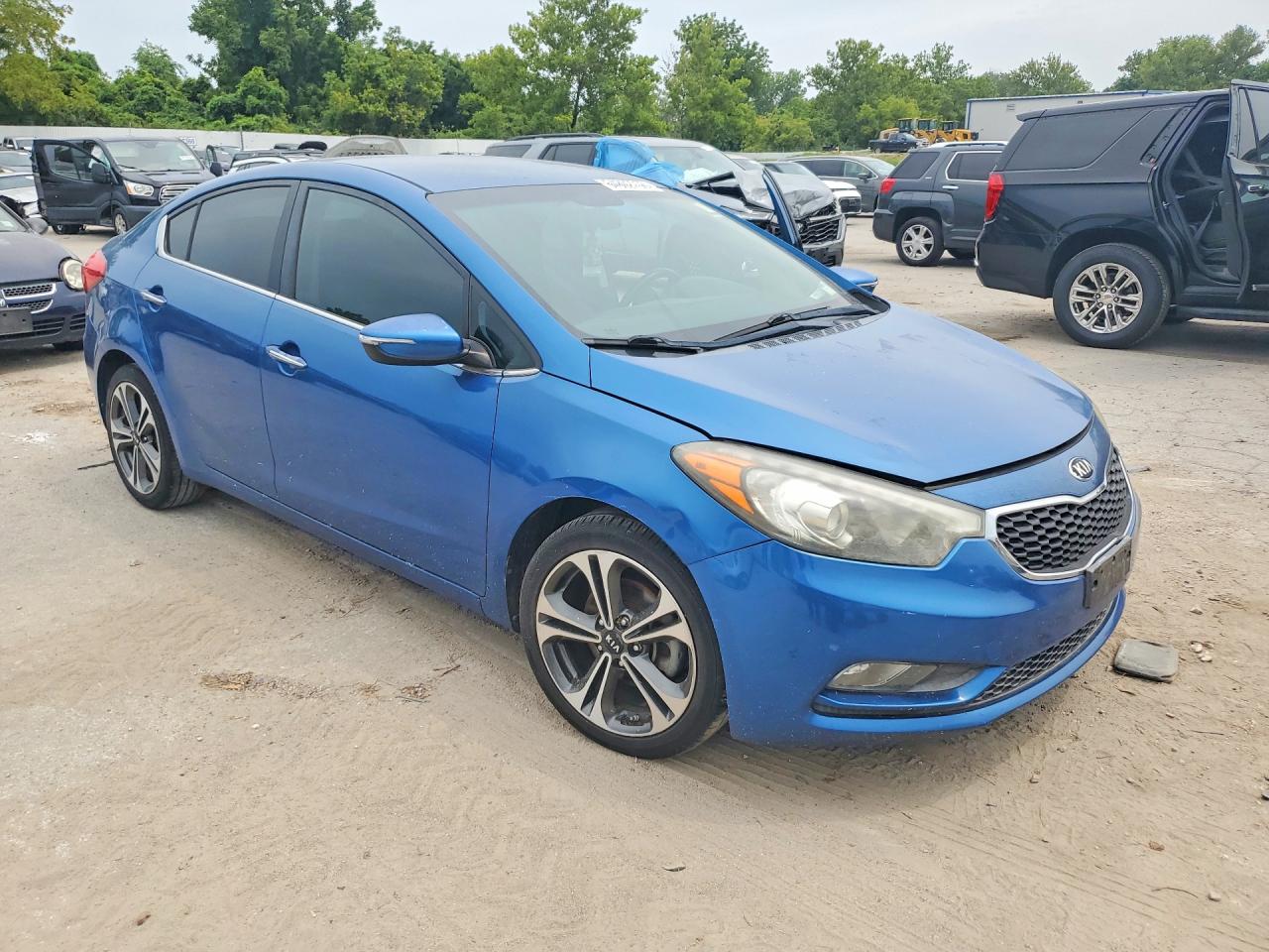 2015 Kia Forte Ex Blue vin: KNAFX4A86F5261191