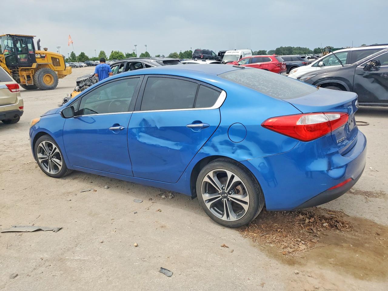 2015 Kia Forte Ex Blue vin: KNAFX4A86F5261191
