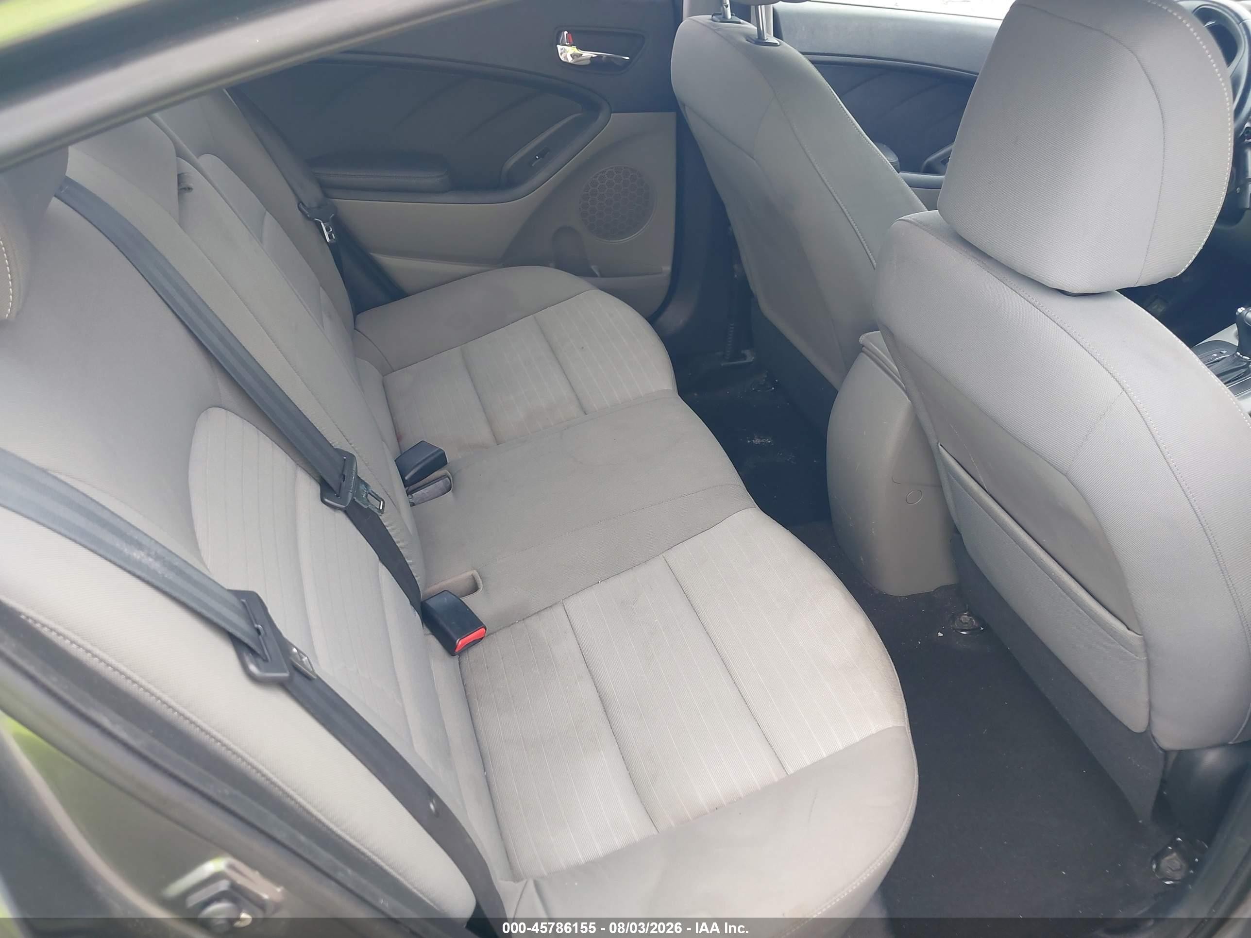 2015 Kia Forte Ex Gray vin: KNAFX4A86F5266259