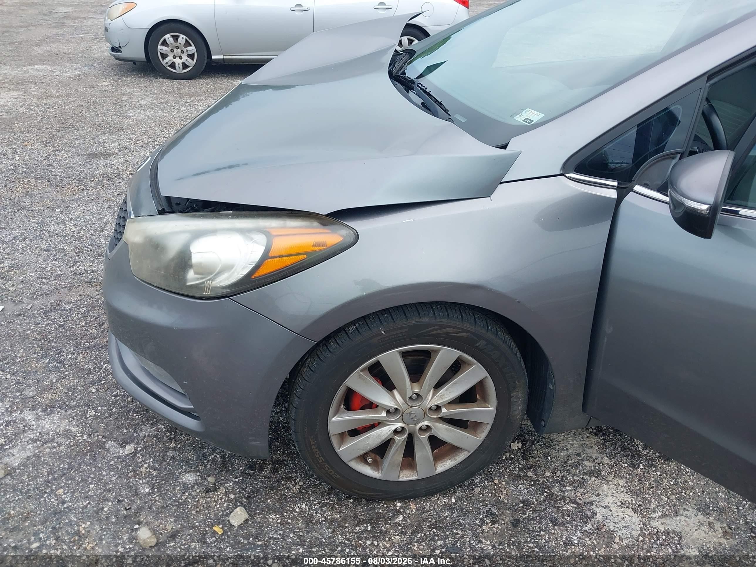 2015 Kia Forte Ex Gray vin: KNAFX4A86F5266259
