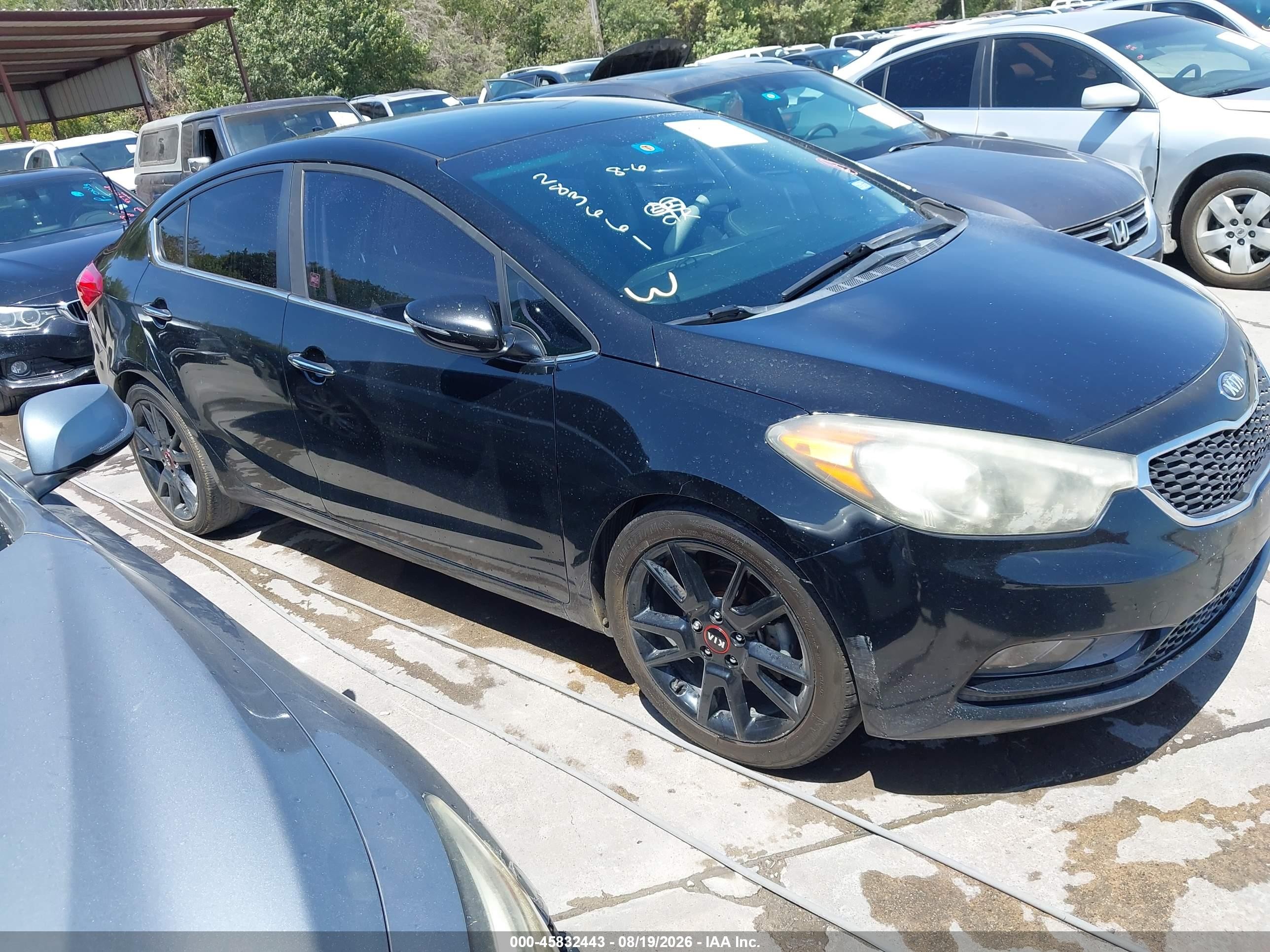 2015 Kia Forte Ex Black vin: KNAFX4A86F5283661