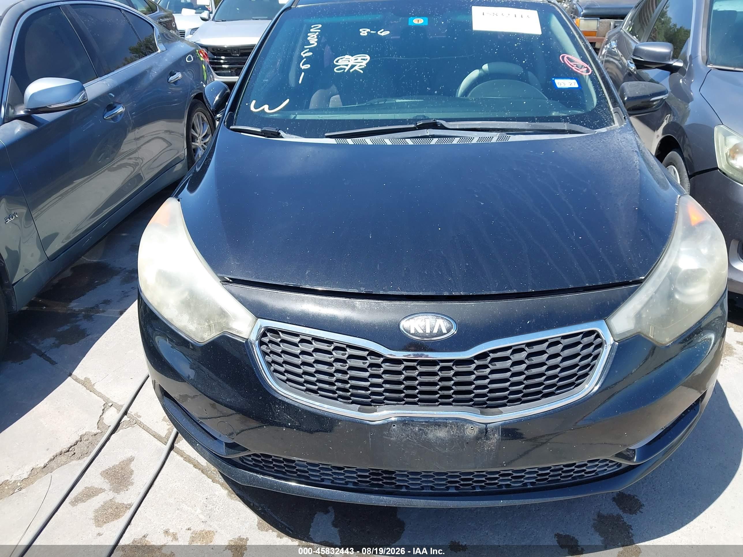 2015 Kia Forte Ex Black vin: KNAFX4A86F5283661