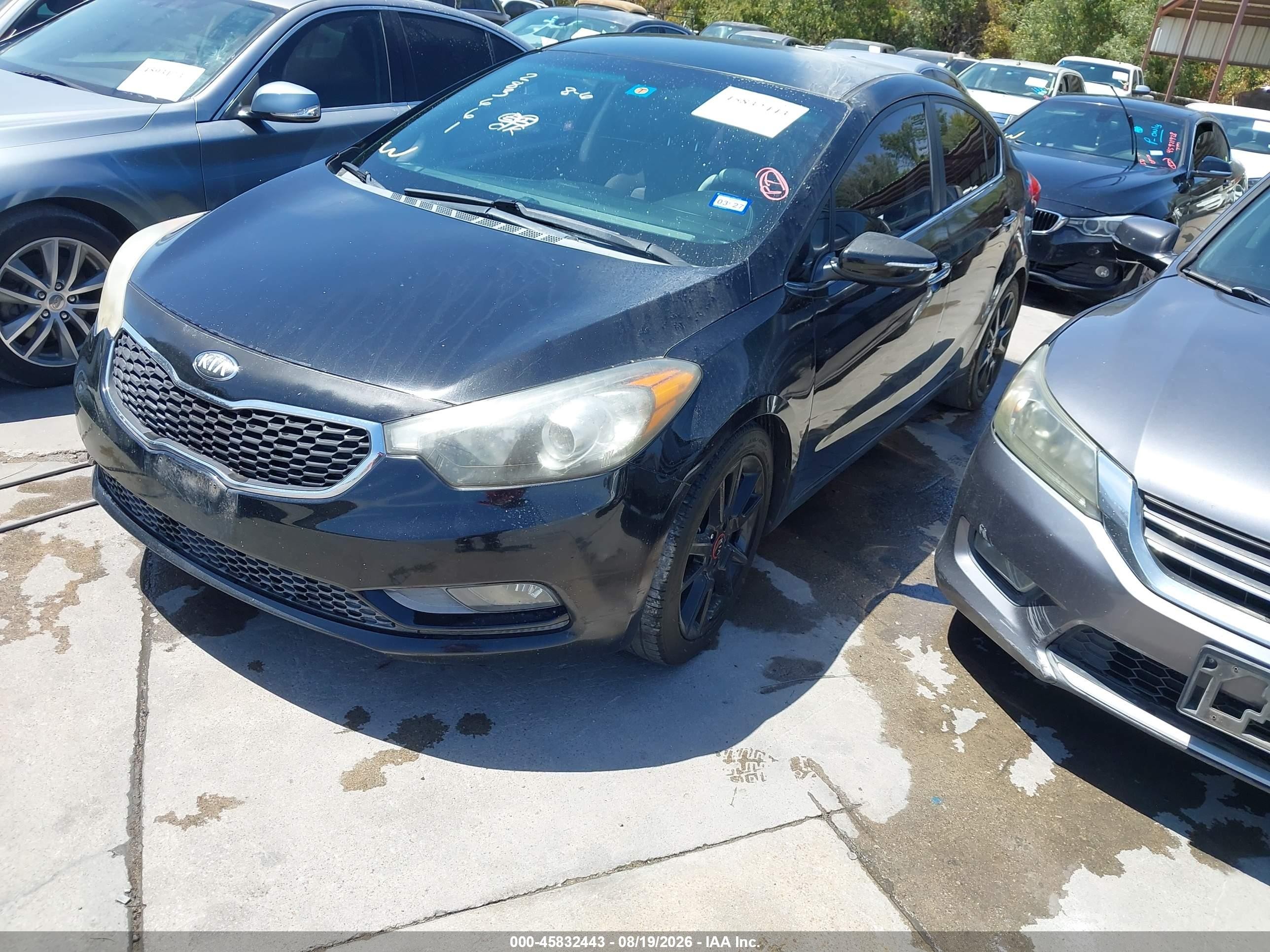 2015 Kia Forte Ex Black vin: KNAFX4A86F5283661