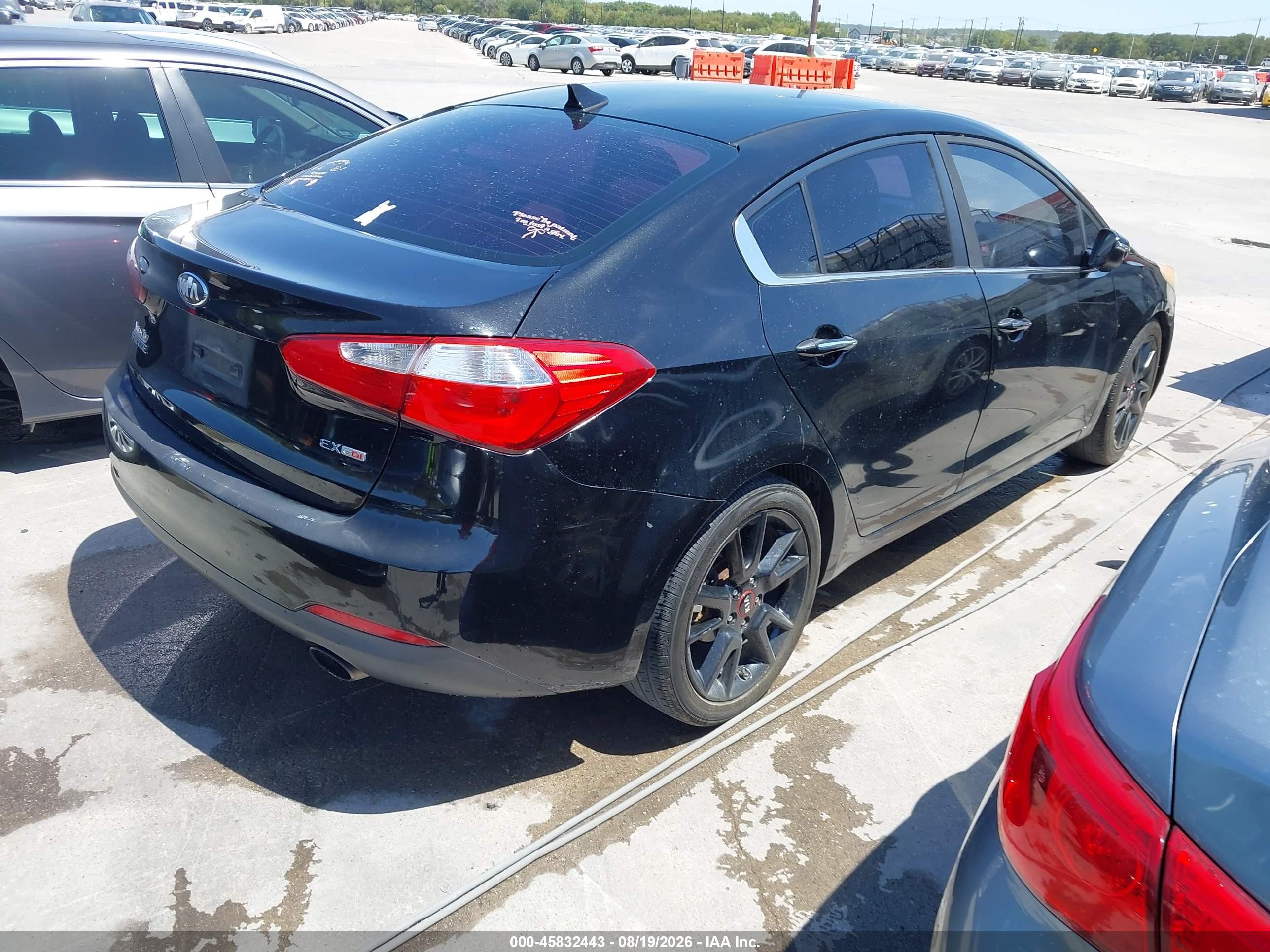 2015 Kia Forte Ex Black vin: KNAFX4A86F5283661