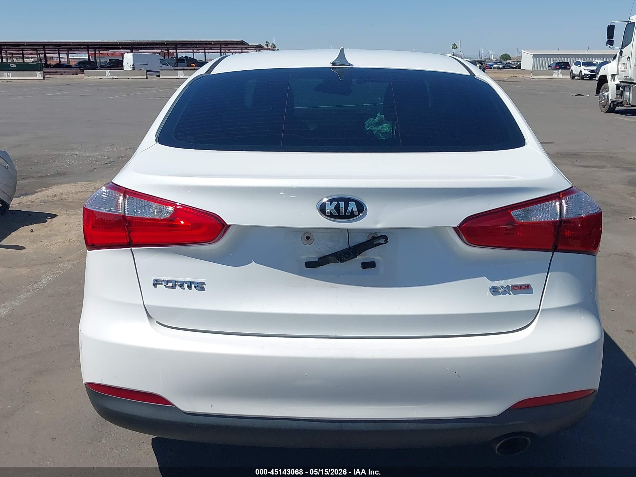 2015 Kia Forte Ex White vin: KNAFX4A86F5332583
