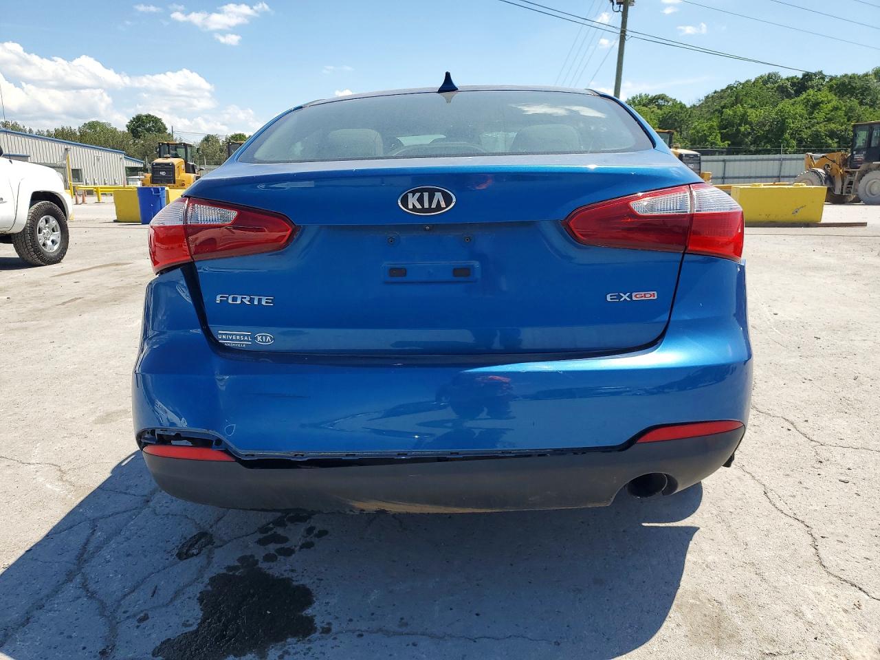 2014 Kia Forte Blue vin: KNAFX4A87E5052427