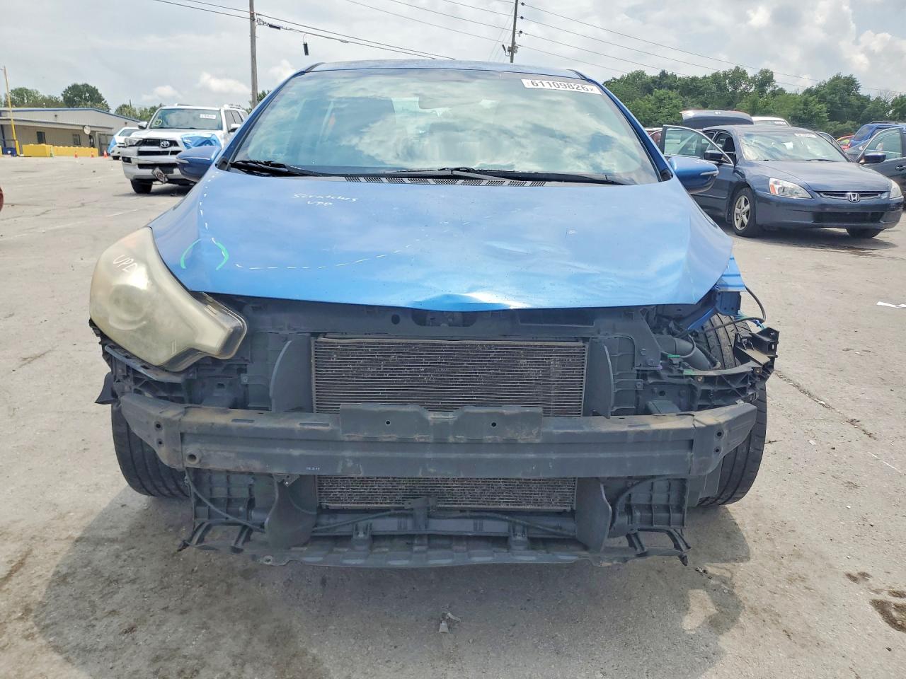 2014 Kia Forte Ex Синий vin: KNAFX4A87E5088554