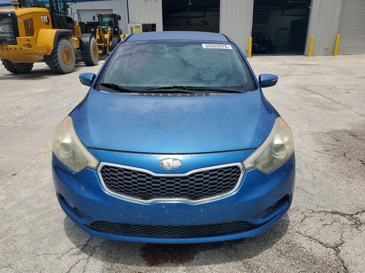 2014 Kia Forte Ex Blue vin: KNAFX4A87E5176729