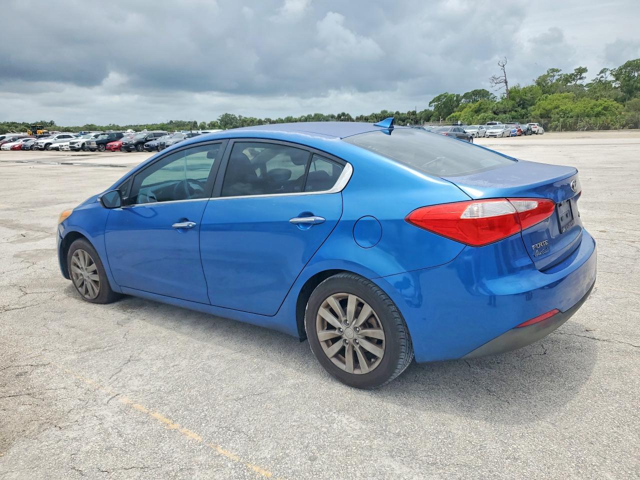 2014 Kia Forte Ex Blue vin: KNAFX4A87E5176729