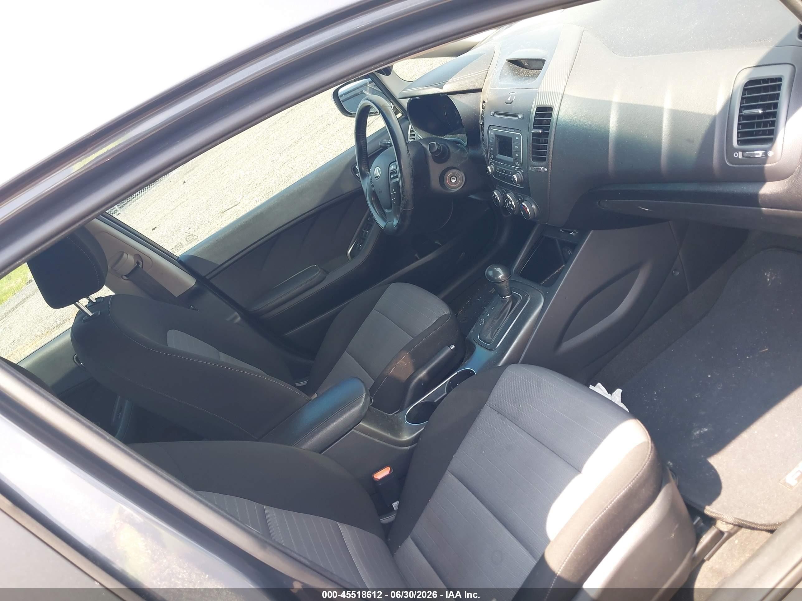 2015 Kia Forte Ex Gray vin: KNAFX4A87F5266125