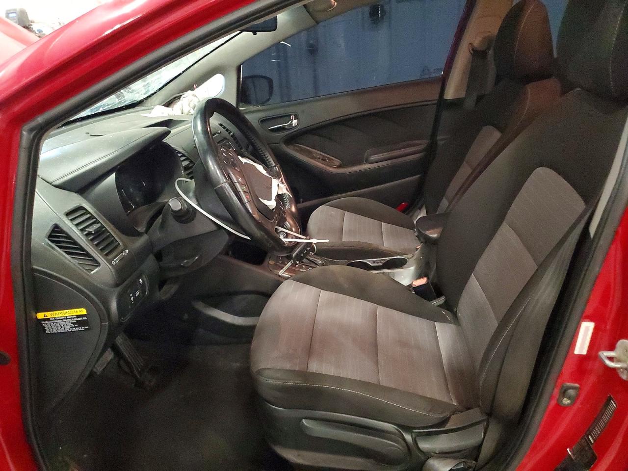 2015 Kia Forte Ex Red vin: KNAFX4A87F5282292