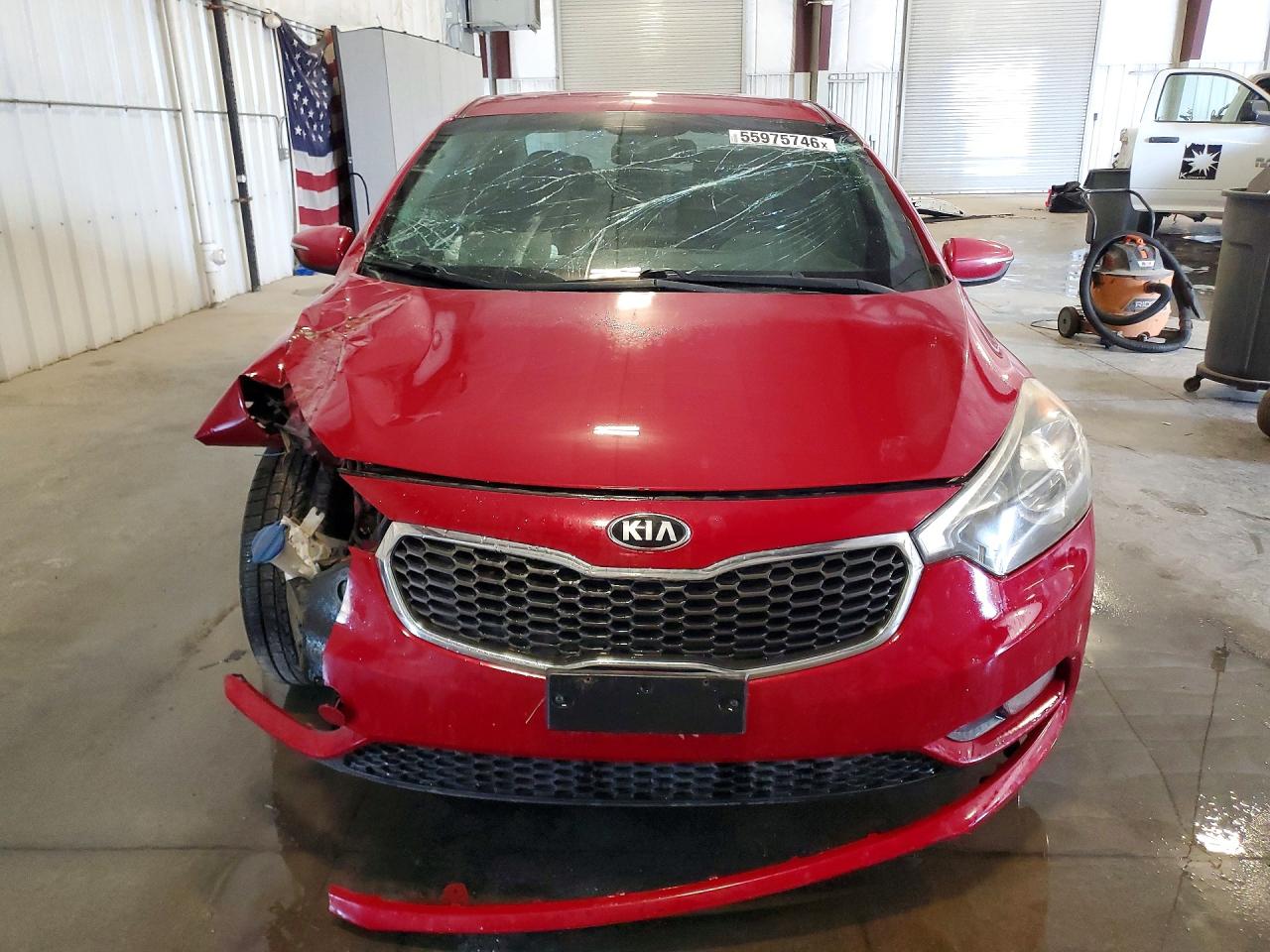 2015 Kia Forte Ex Red vin: KNAFX4A87F5282292
