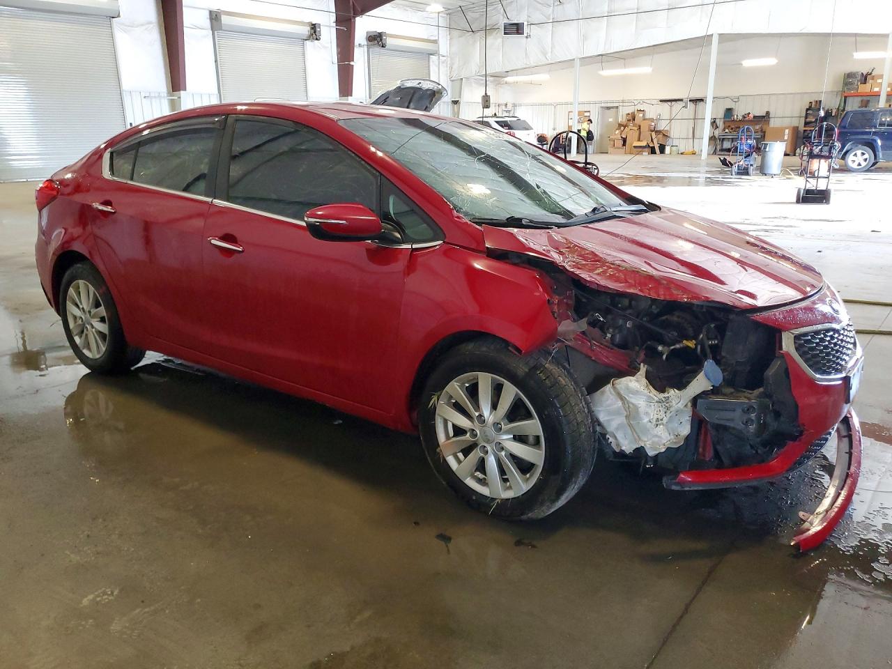 2015 Kia Forte Ex Red vin: KNAFX4A87F5282292
