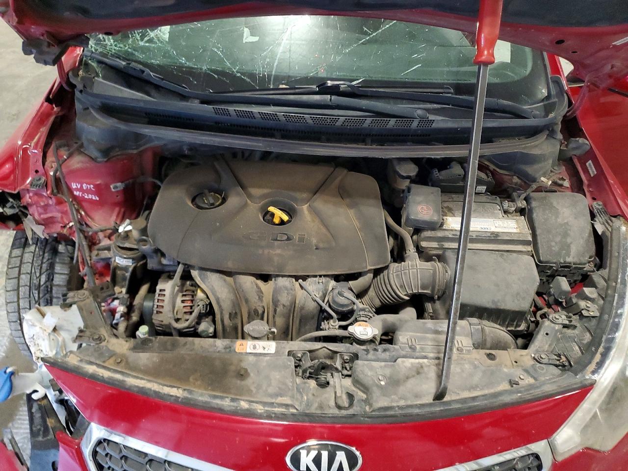 2015 Kia Forte Ex Red vin: KNAFX4A87F5282292