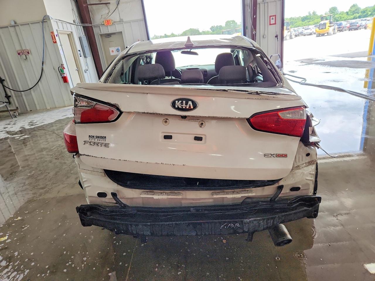 2015 Kia Forte Ex White vin: KNAFX4A87F5291512