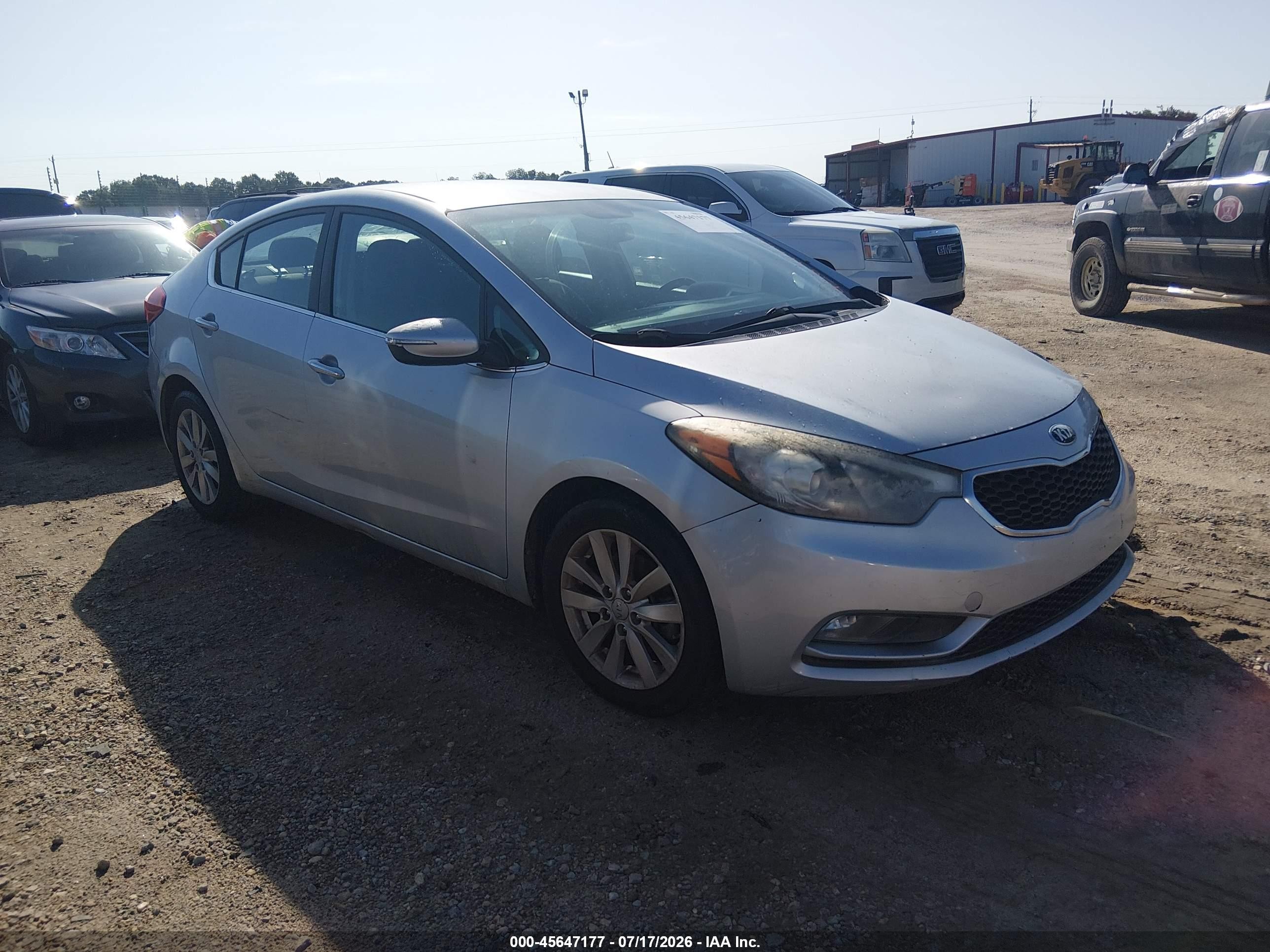 2015 Kia Forte Ex Silver vin: KNAFX4A87F5331278