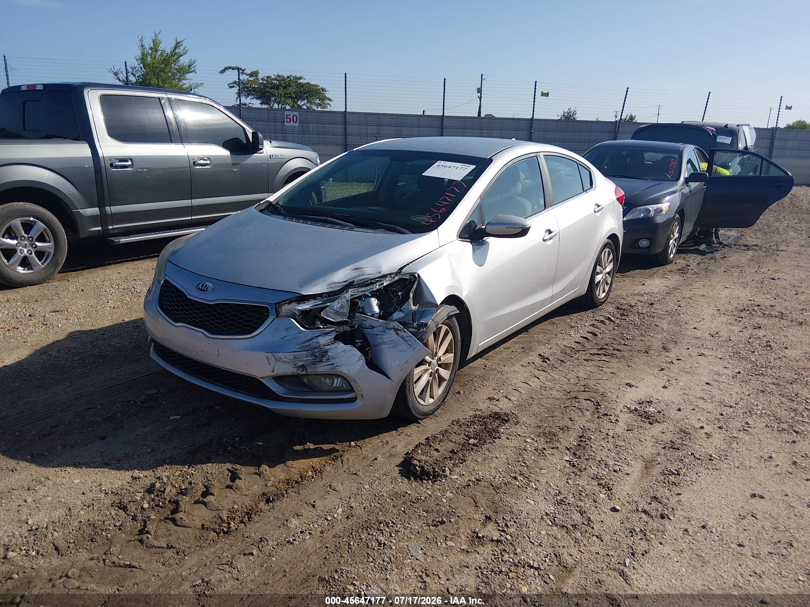 2015 Kia Forte Ex Silver vin: KNAFX4A87F5331278